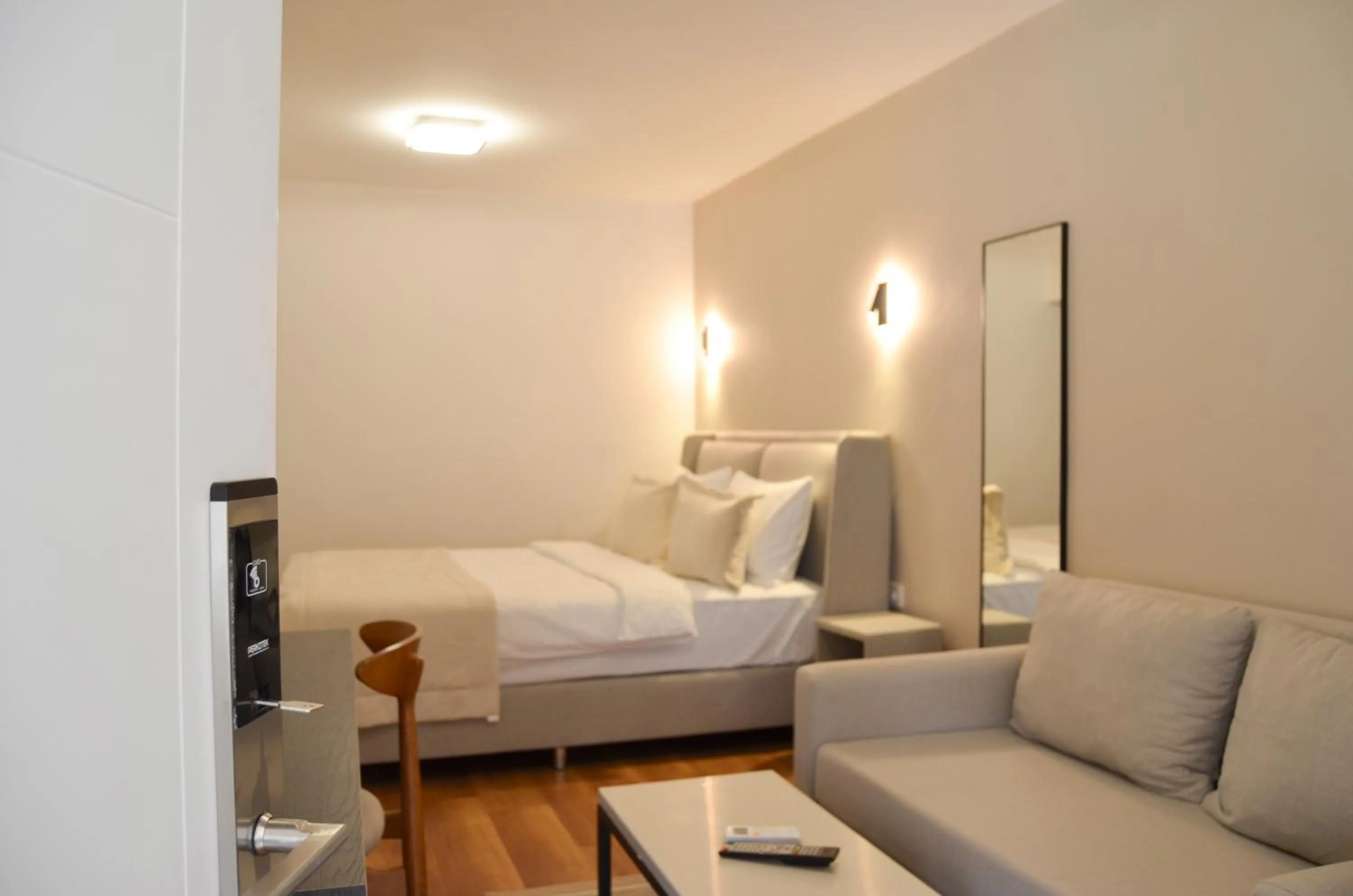 Bed in niXie Hotel Bodrum