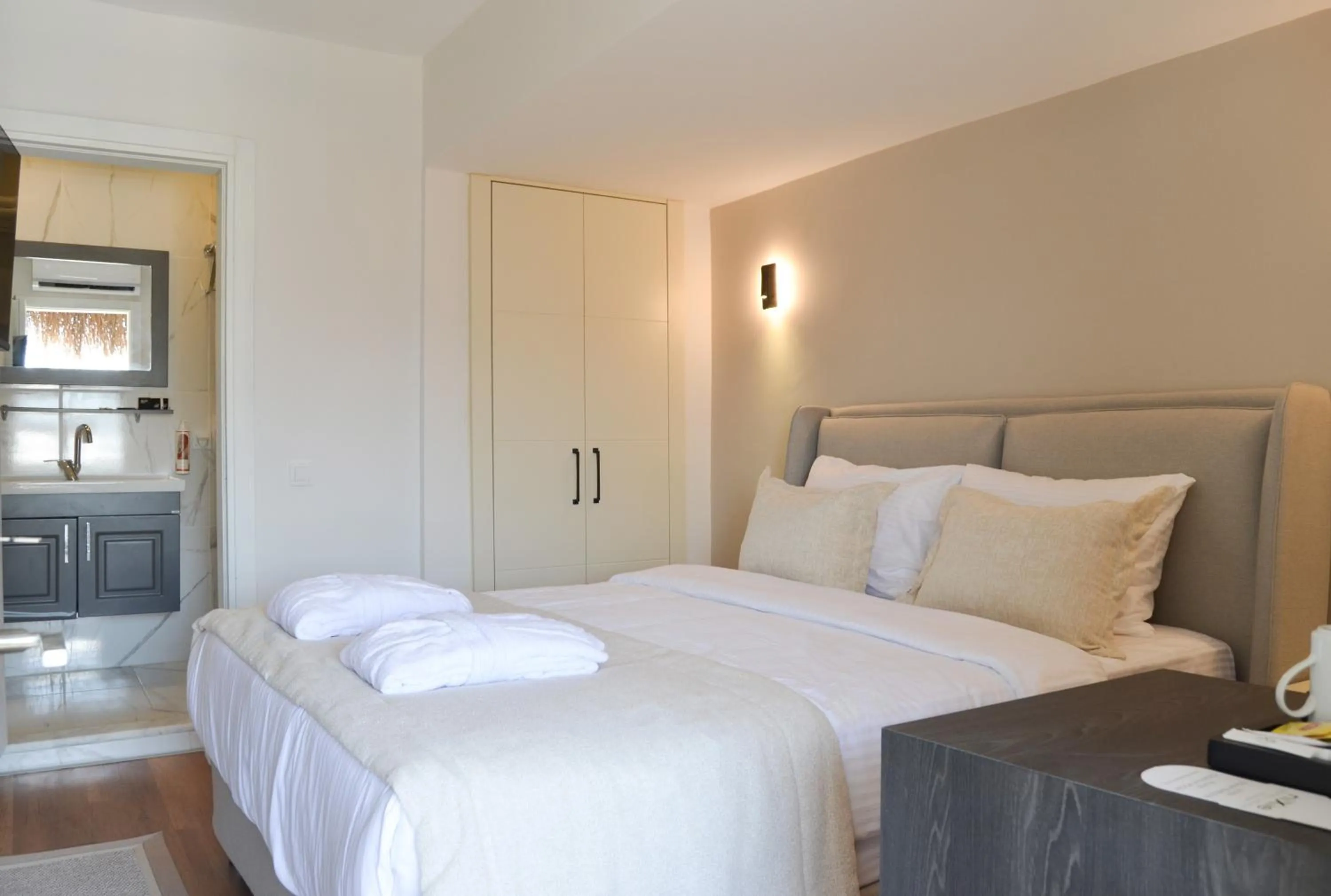 Bed in niXie Hotel Bodrum