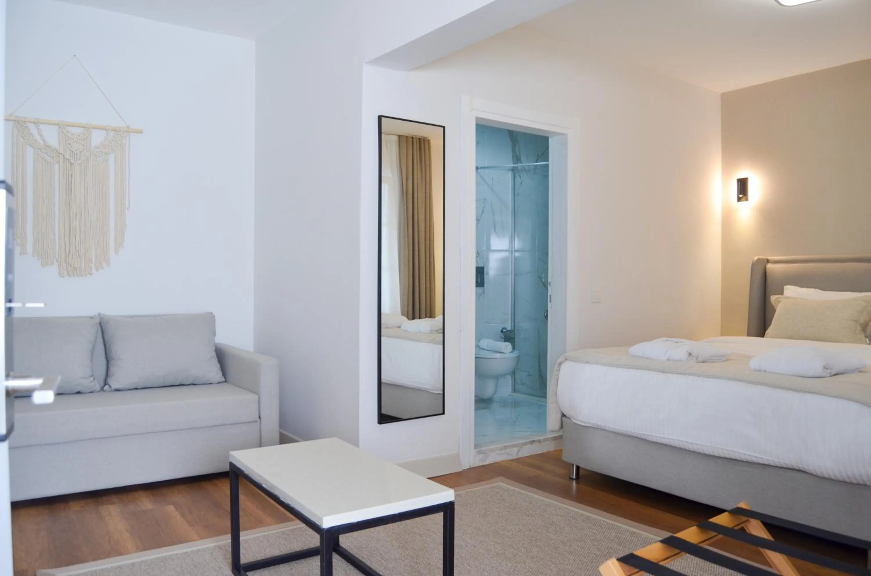 Bed in niXie Hotel Bodrum