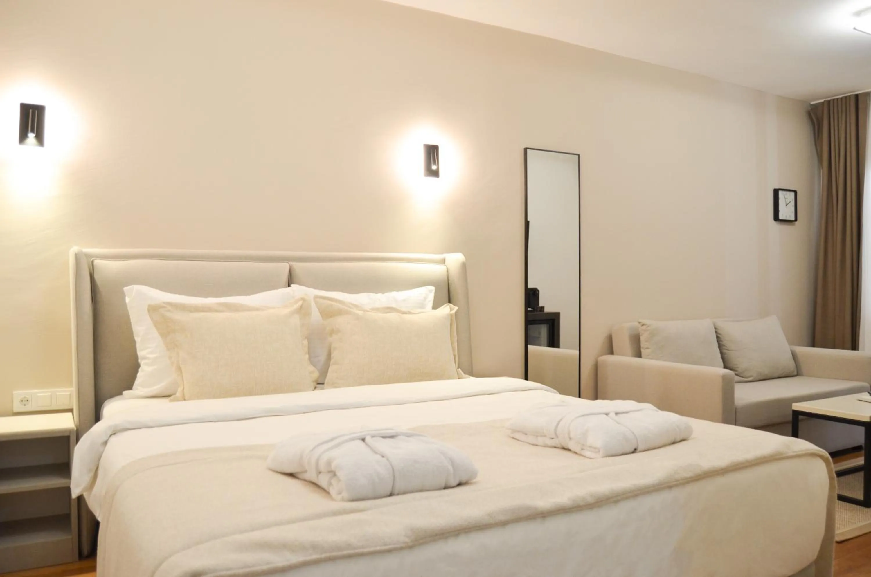 Bed in niXie Hotel Bodrum