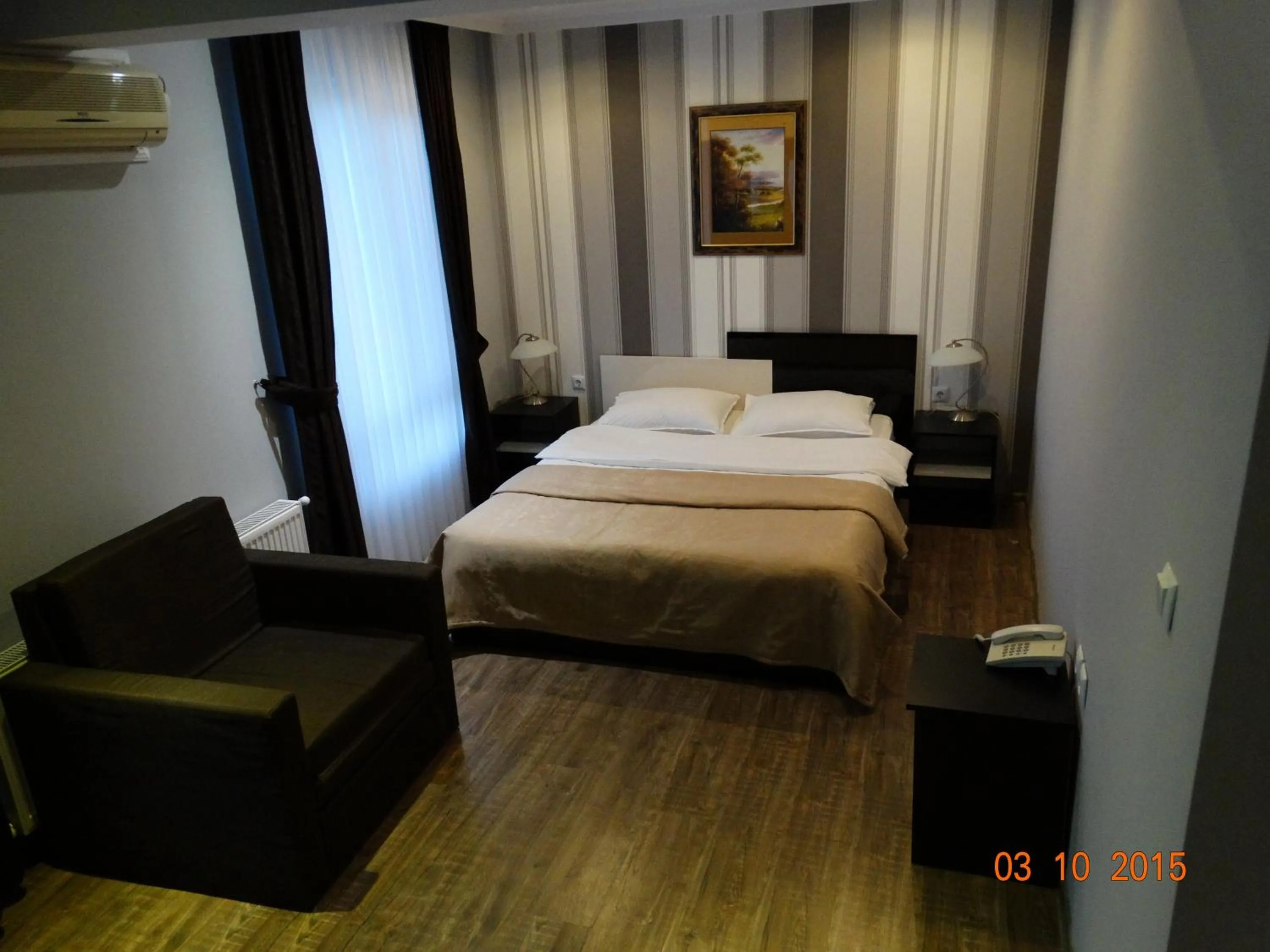 Bed in Hotel Mimoza