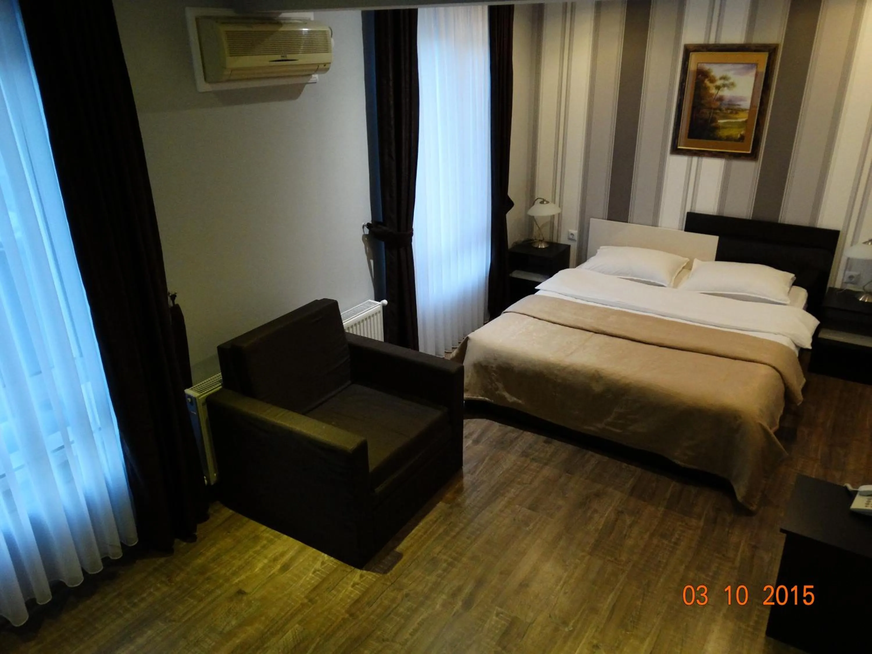 Bed in Hotel Mimoza