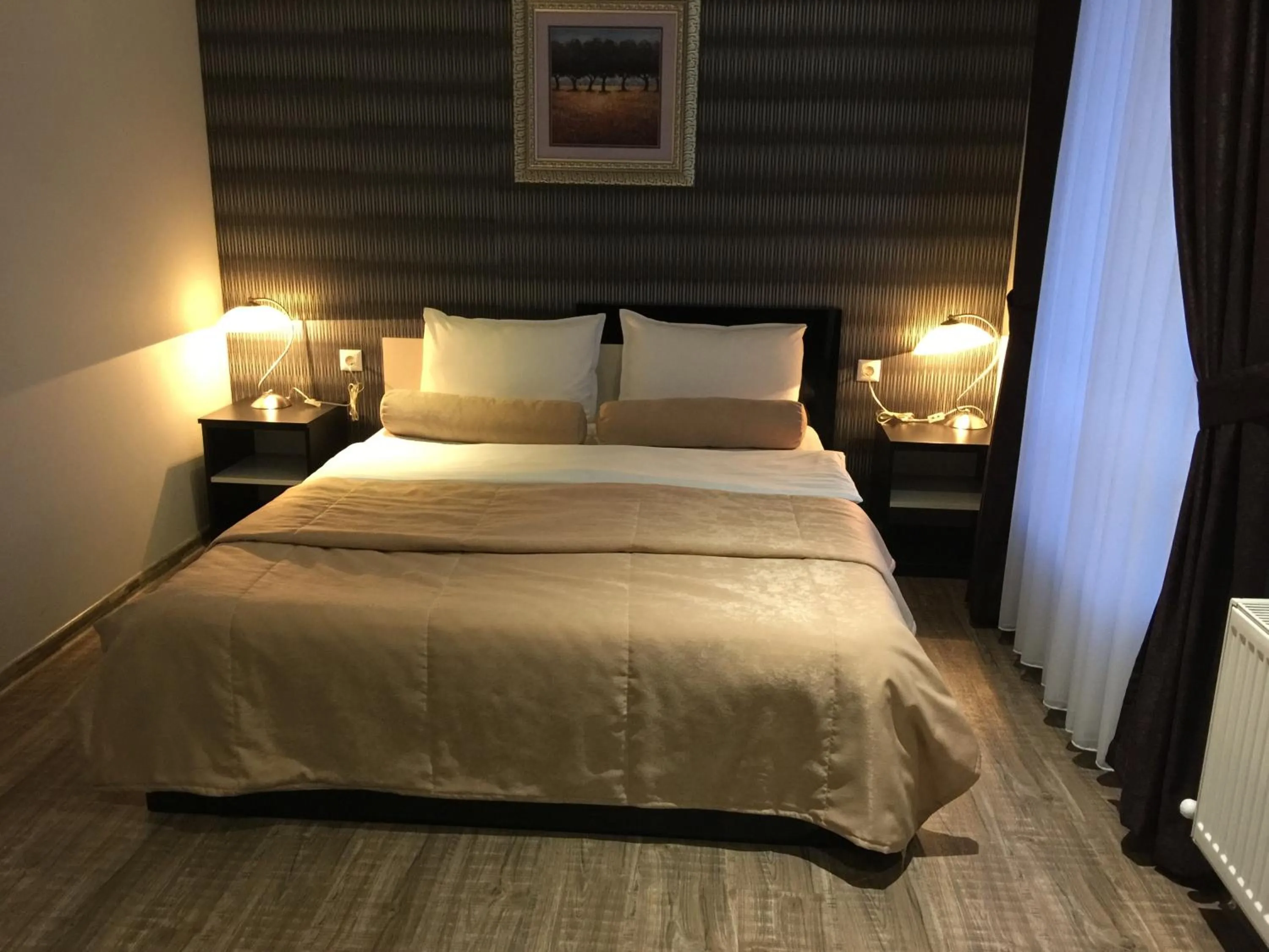 Bed in Hotel Mimoza