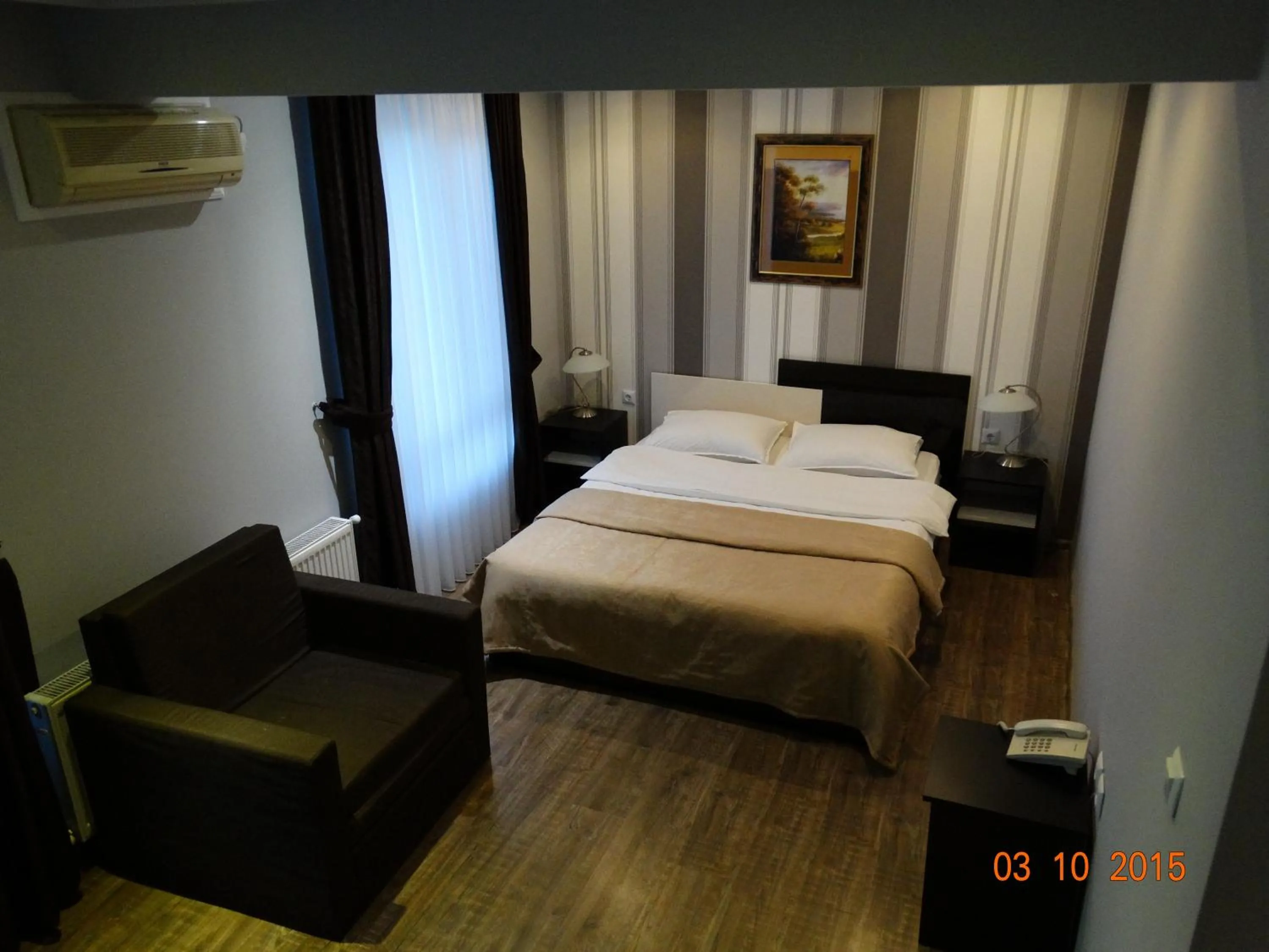 Bed in Hotel Mimoza