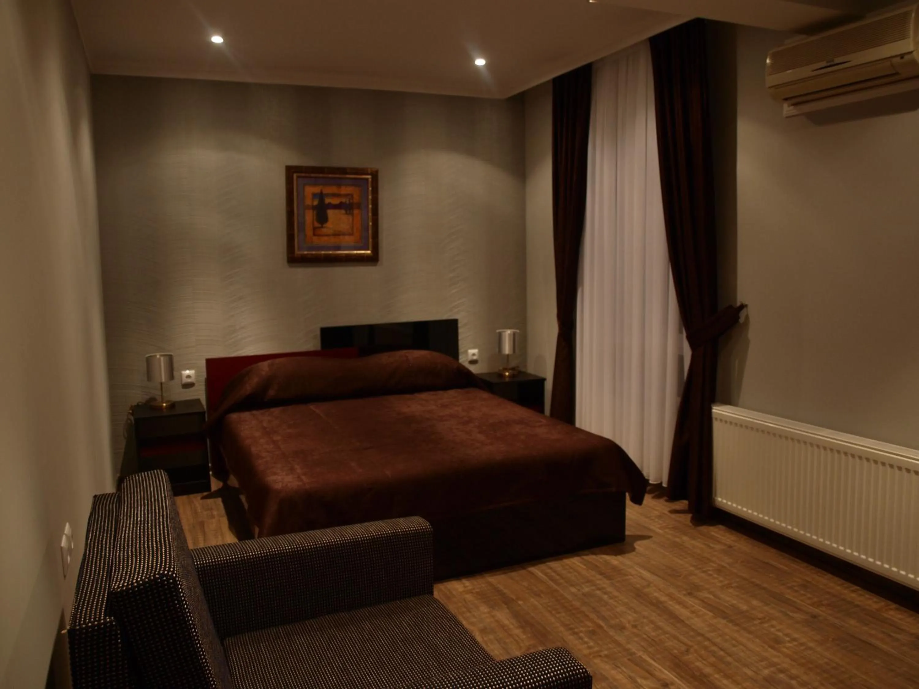 Bed in Hotel Mimoza