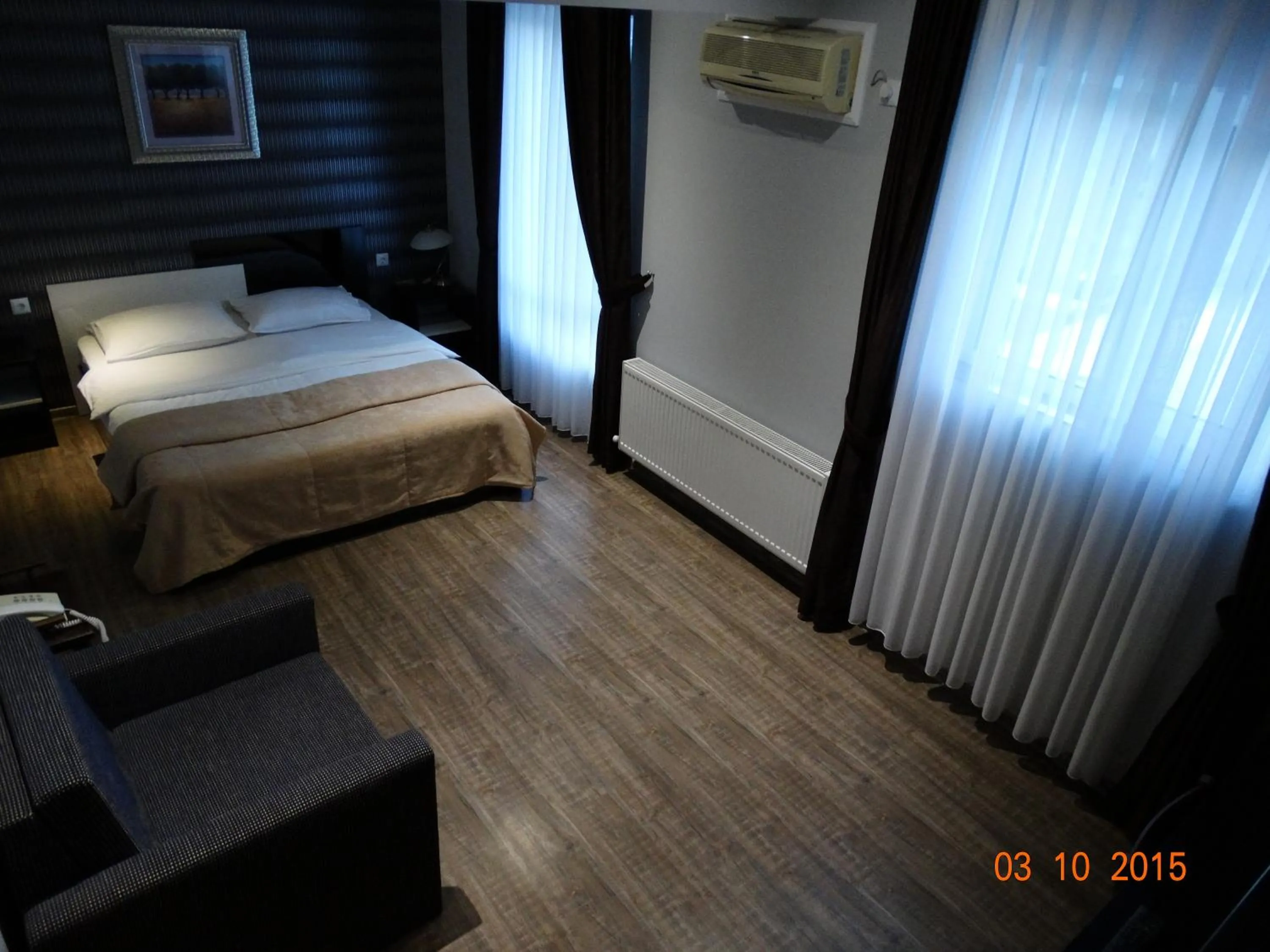 Bed in Hotel Mimoza