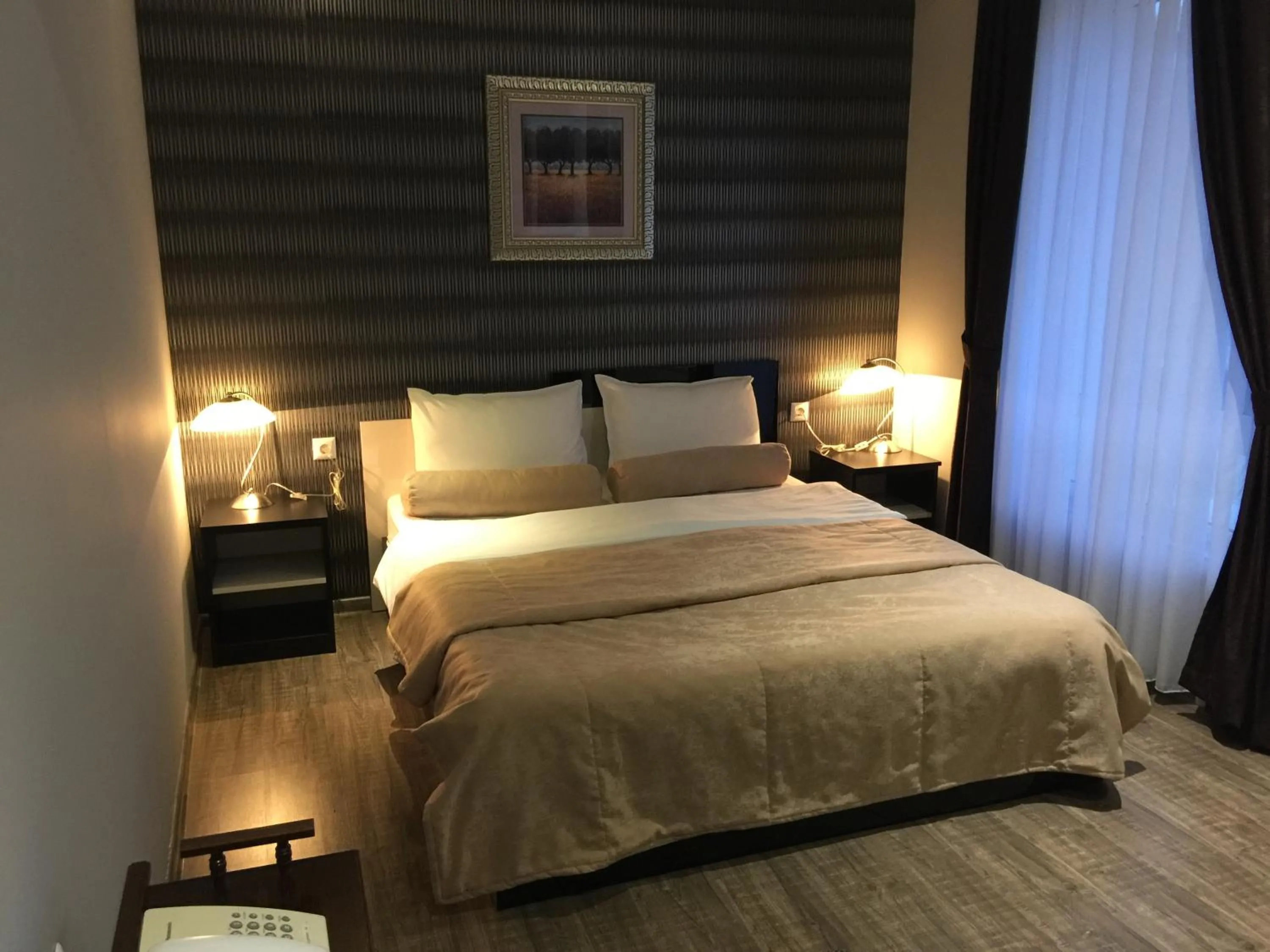 Bed in Hotel Mimoza