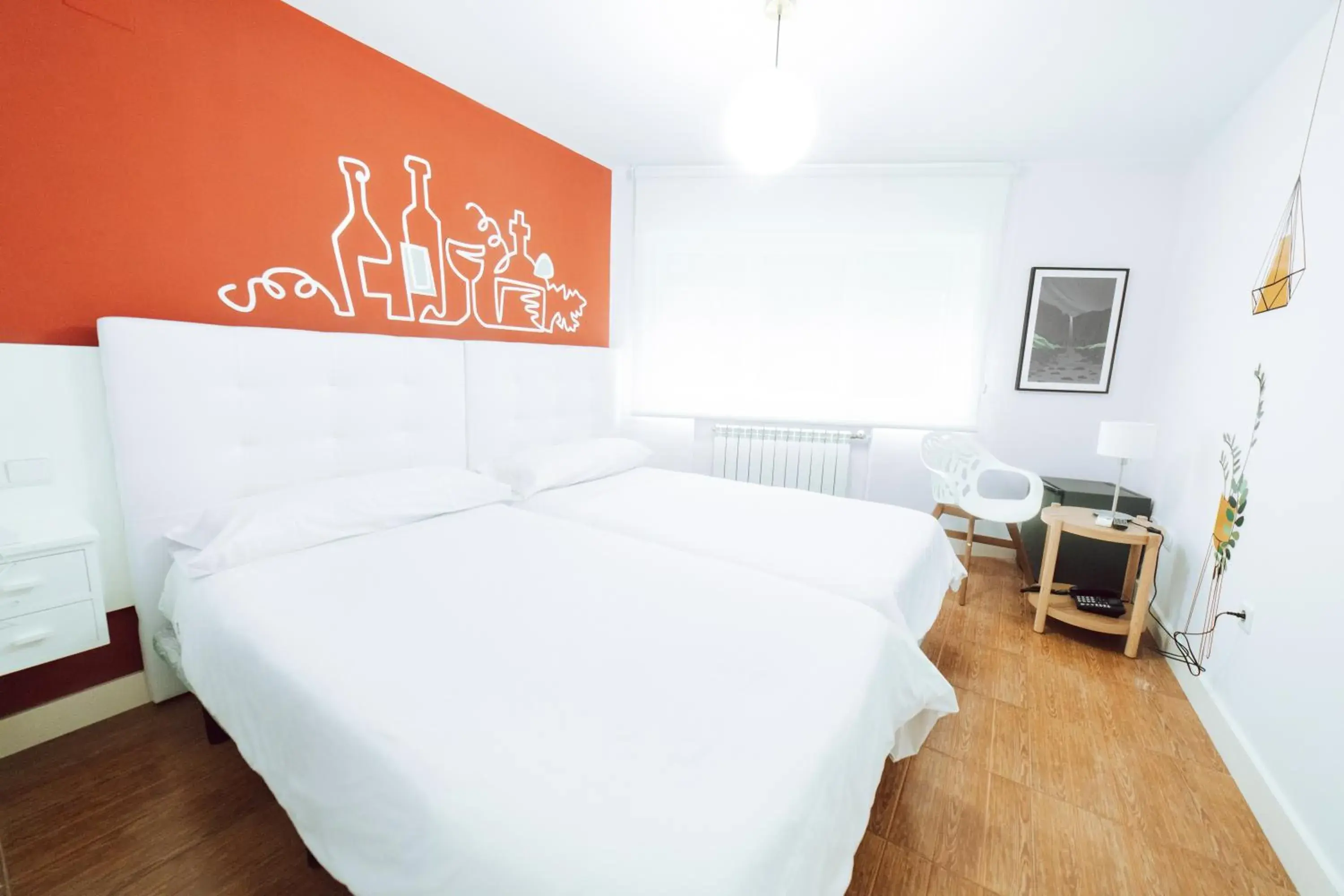 Twin Room with Private Bathroom in Hostal Pozo Twin Room with Private Bathroom in Hostal Pozo