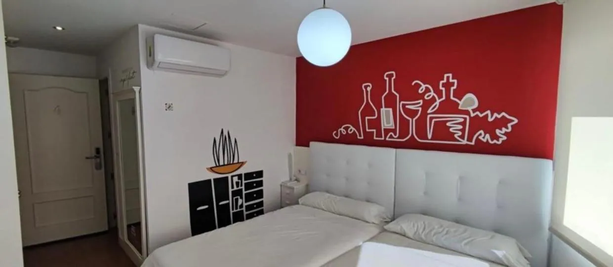 Bed in Hostal Pozo