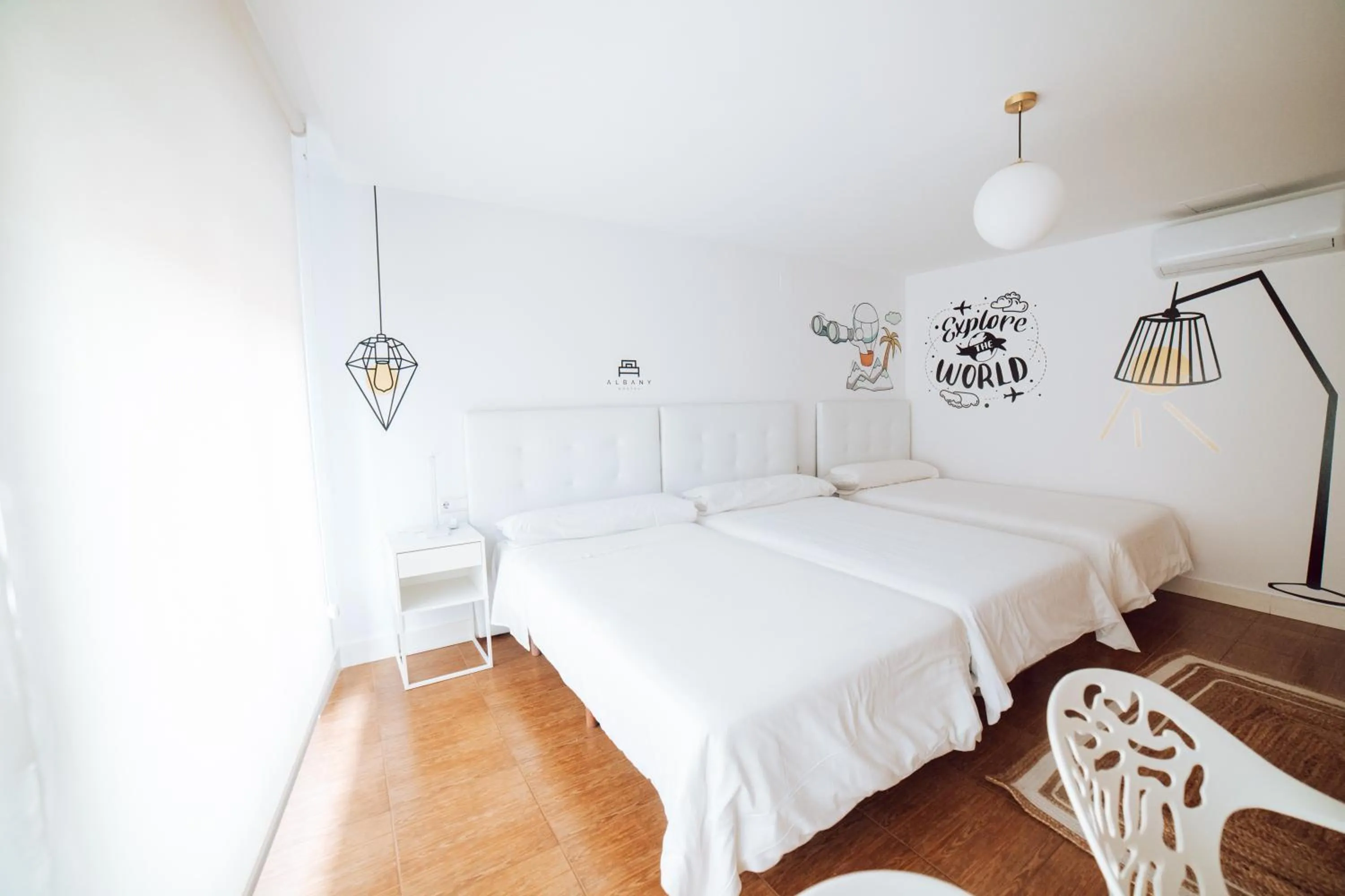 Bed in Hostal Pozo