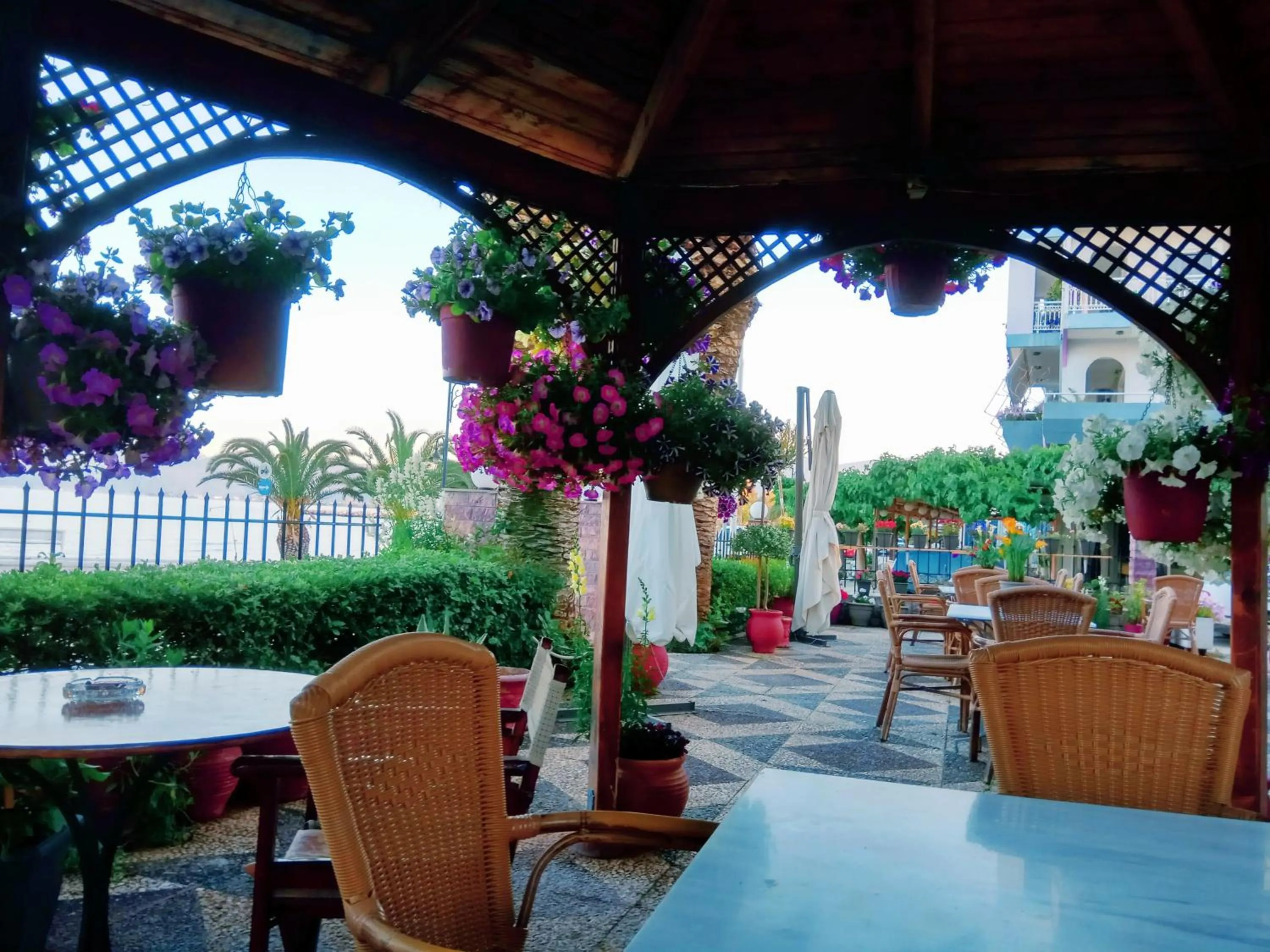 Decorative detail in Hotel Akti