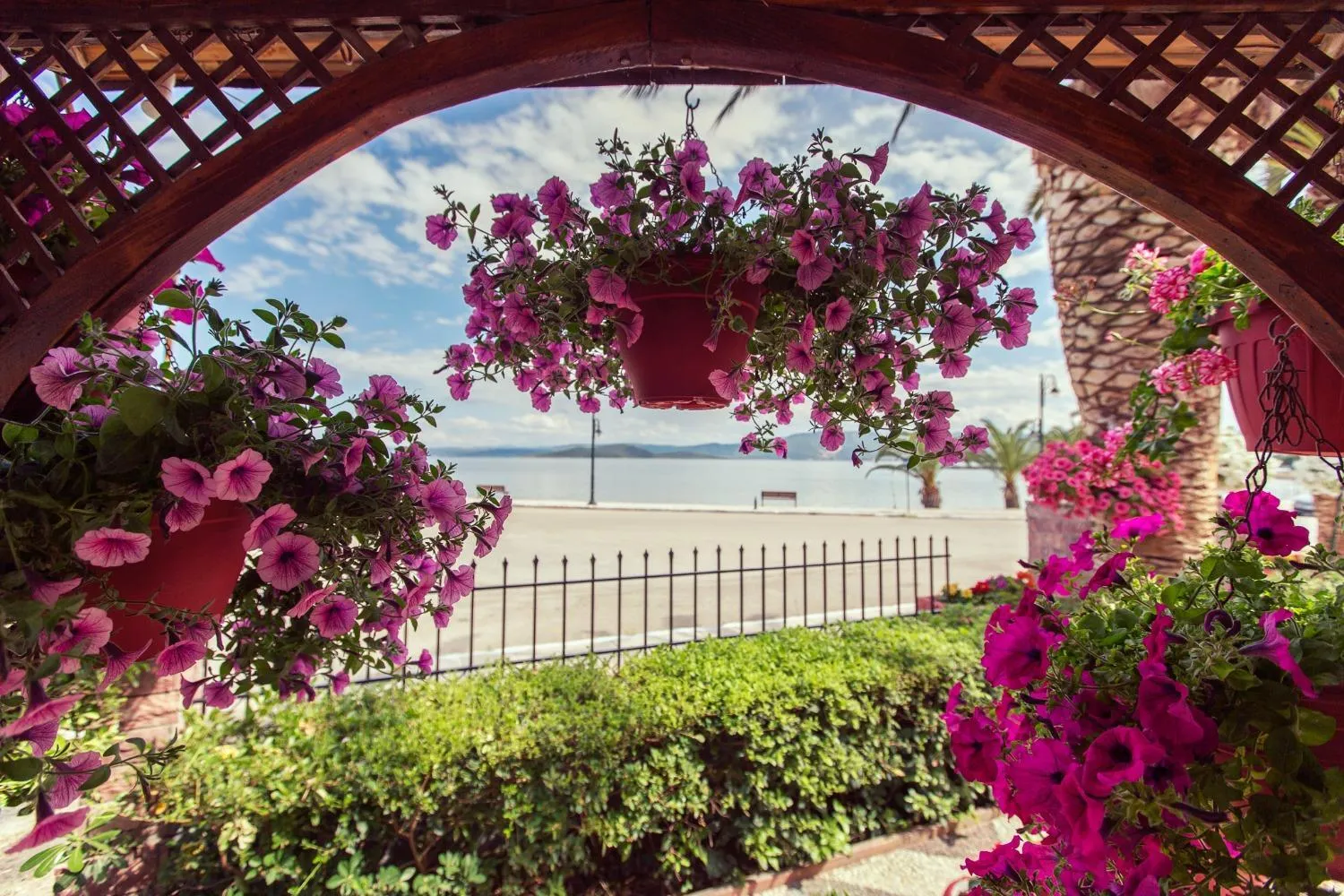 Decorative detail in Hotel Akti