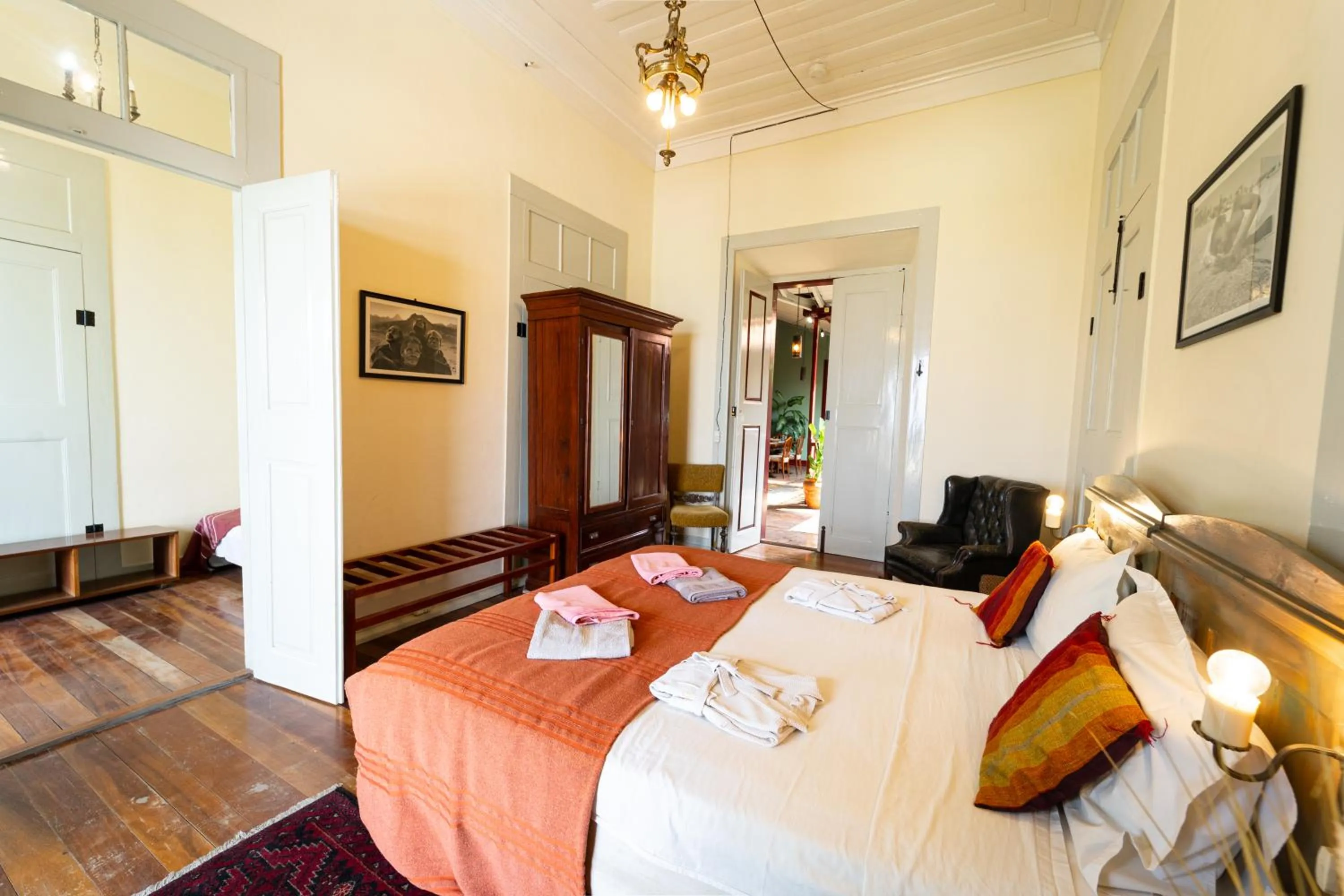 Bed in The Colonial Guest House