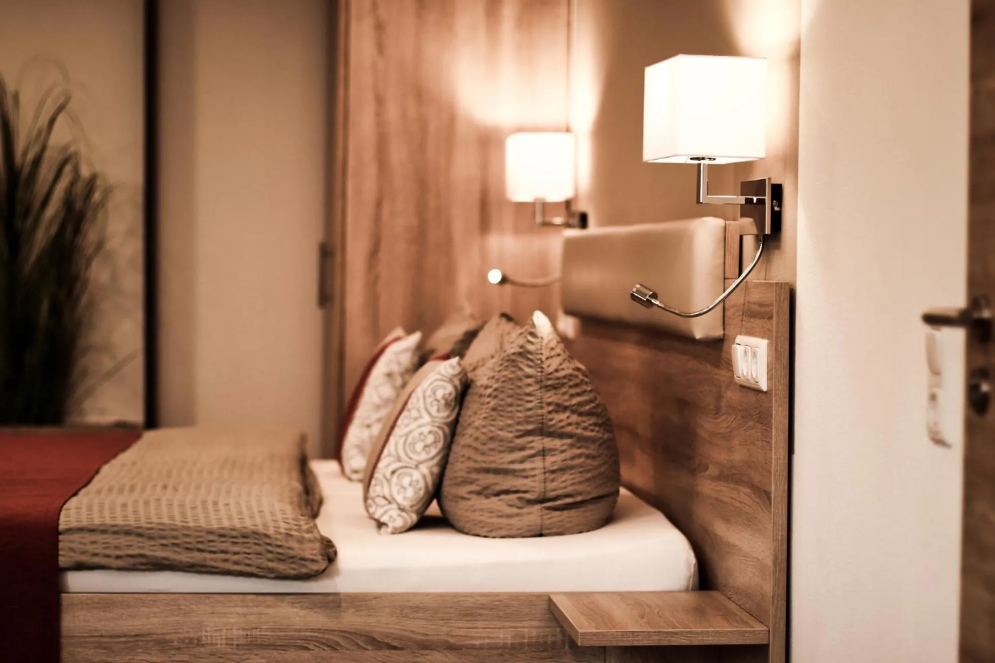 Bedroom, Bed in Pension Carlbauer