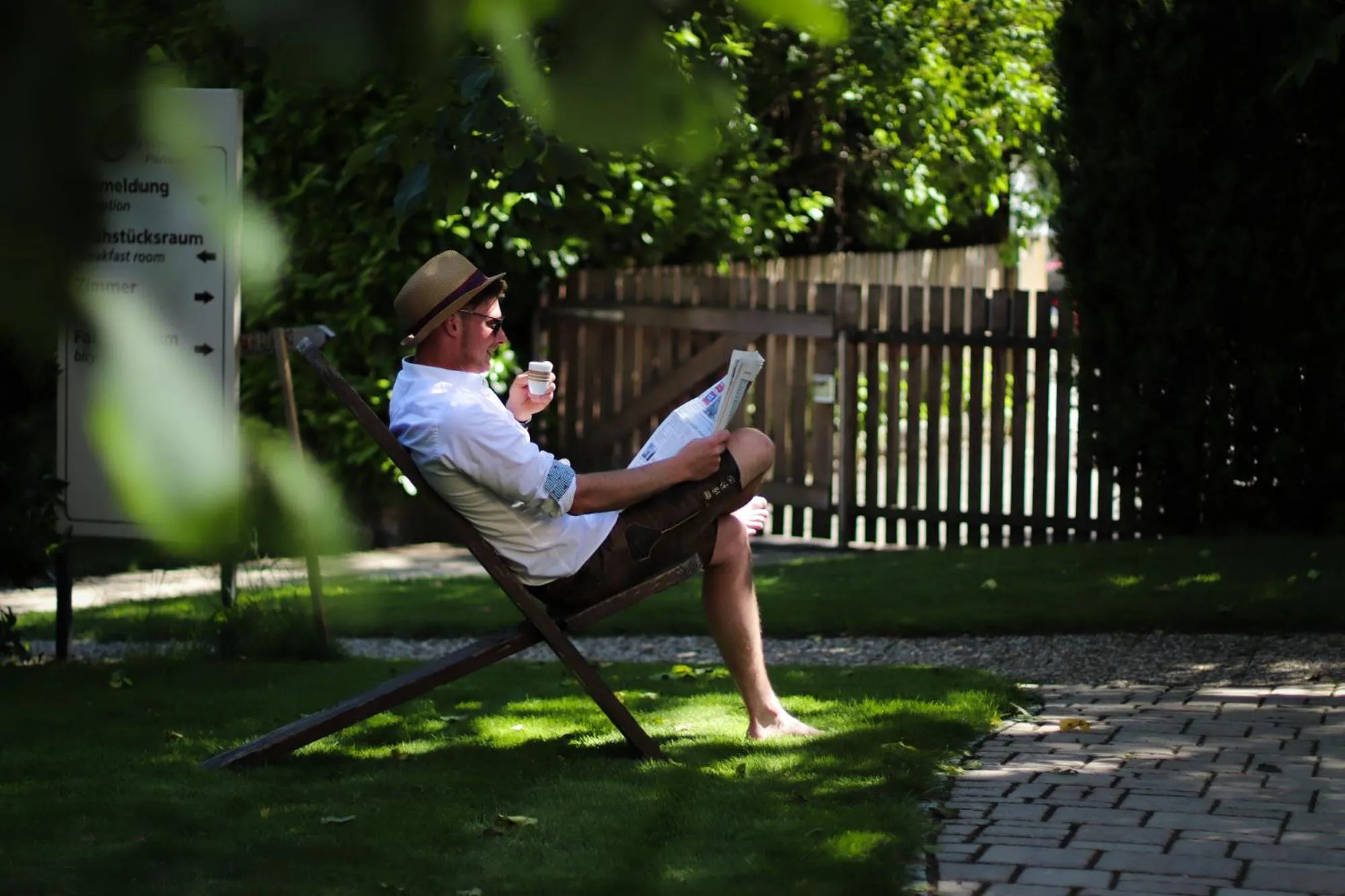 Garden in Pension Carlbauer