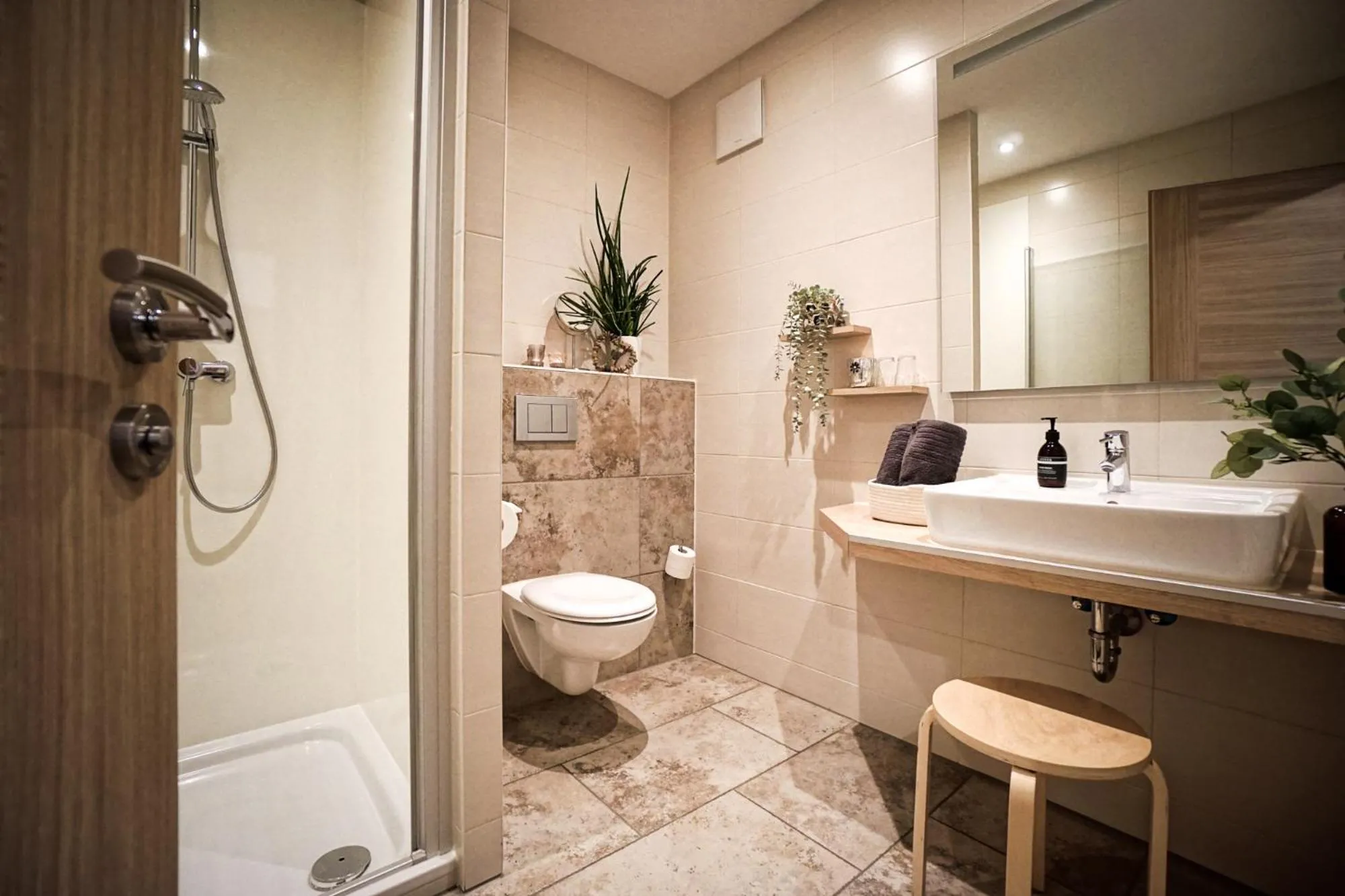 Bathroom in Pension Carlbauer