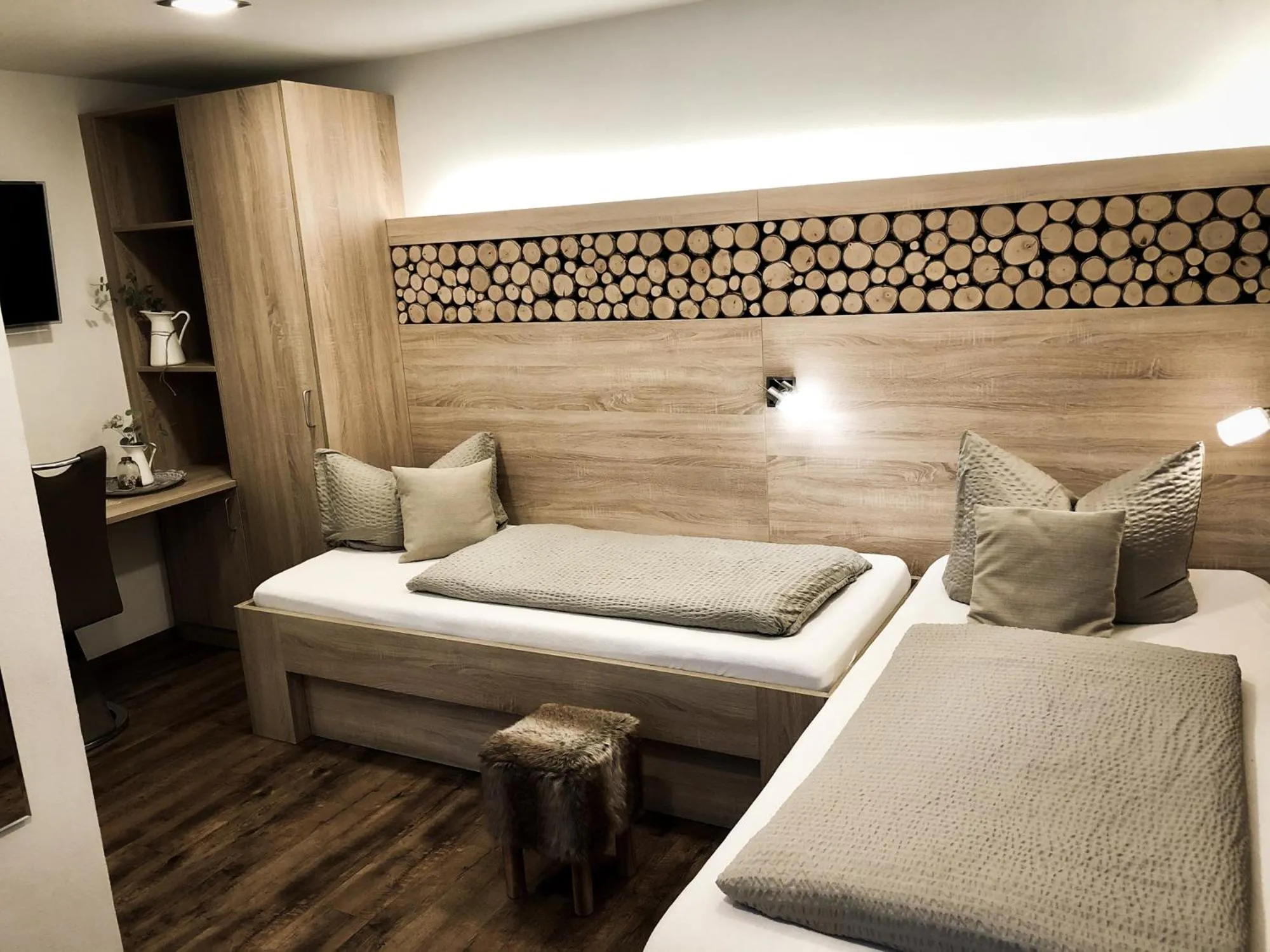 Bed in Pension Carlbauer
