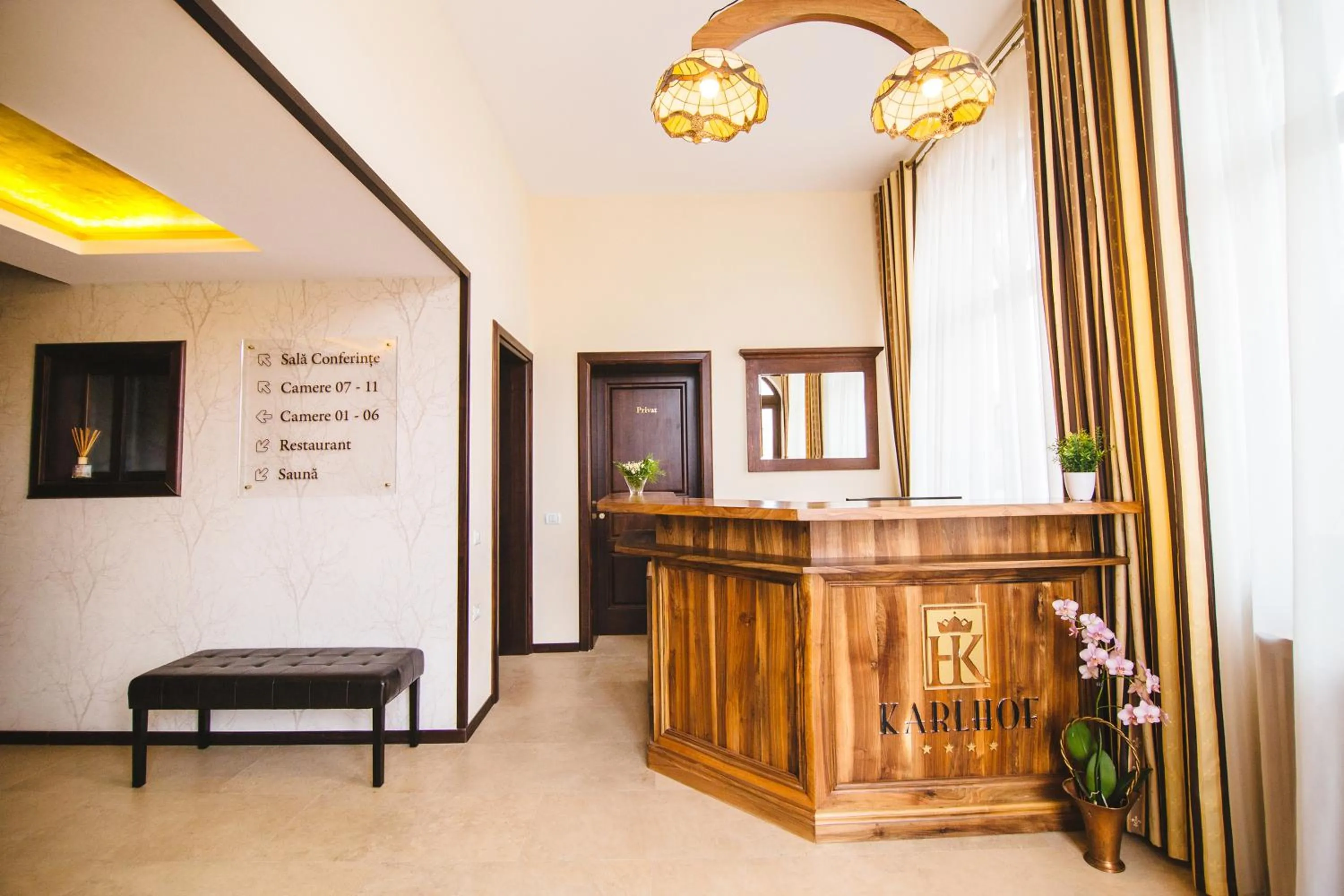 Lobby or reception in Karlhof