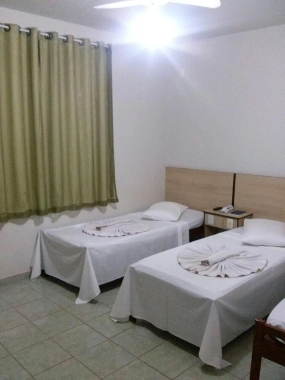Bed in Pousada Solar Meaipe