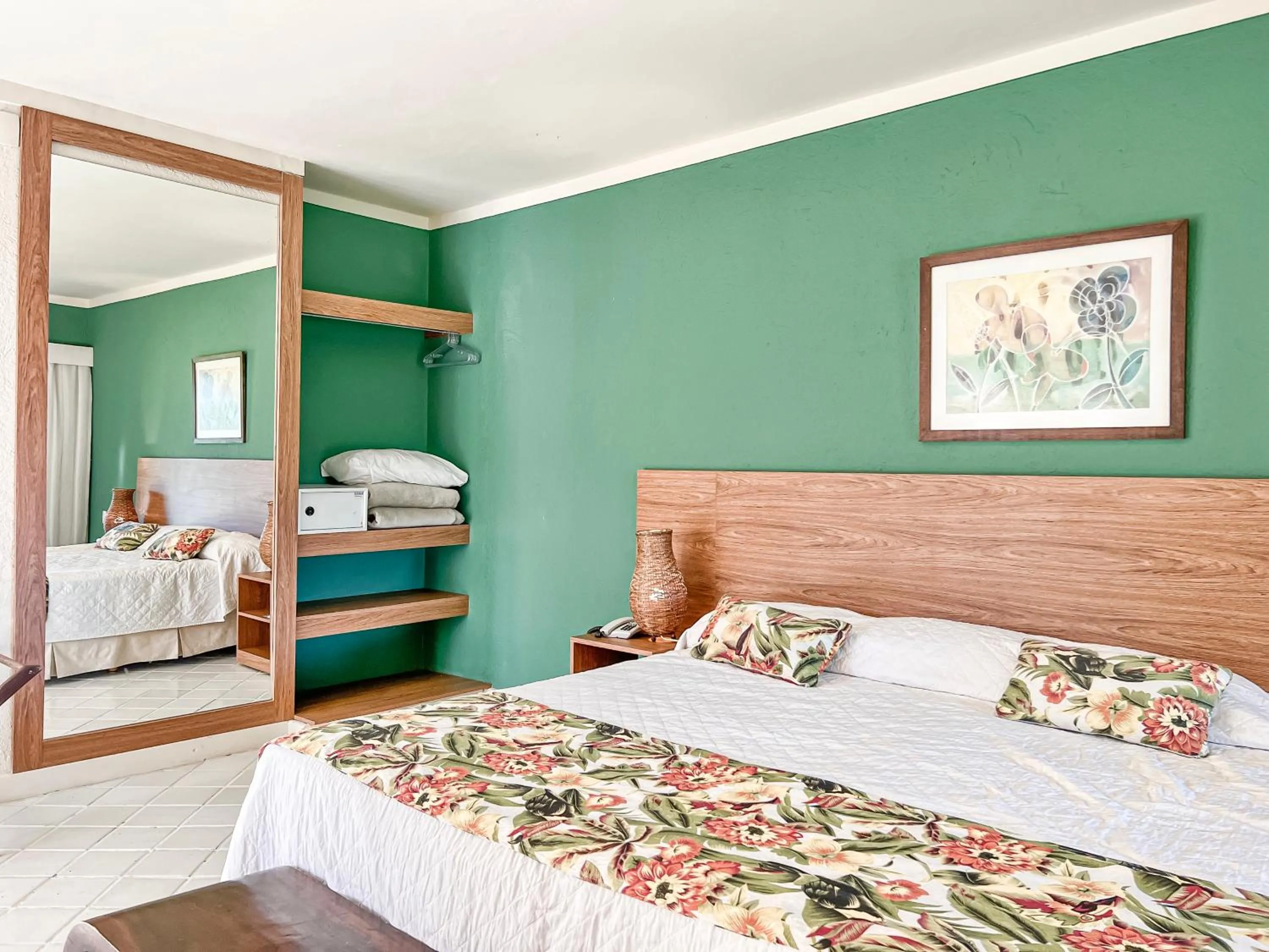 Bed in Hotel do Bosque ECO Resort