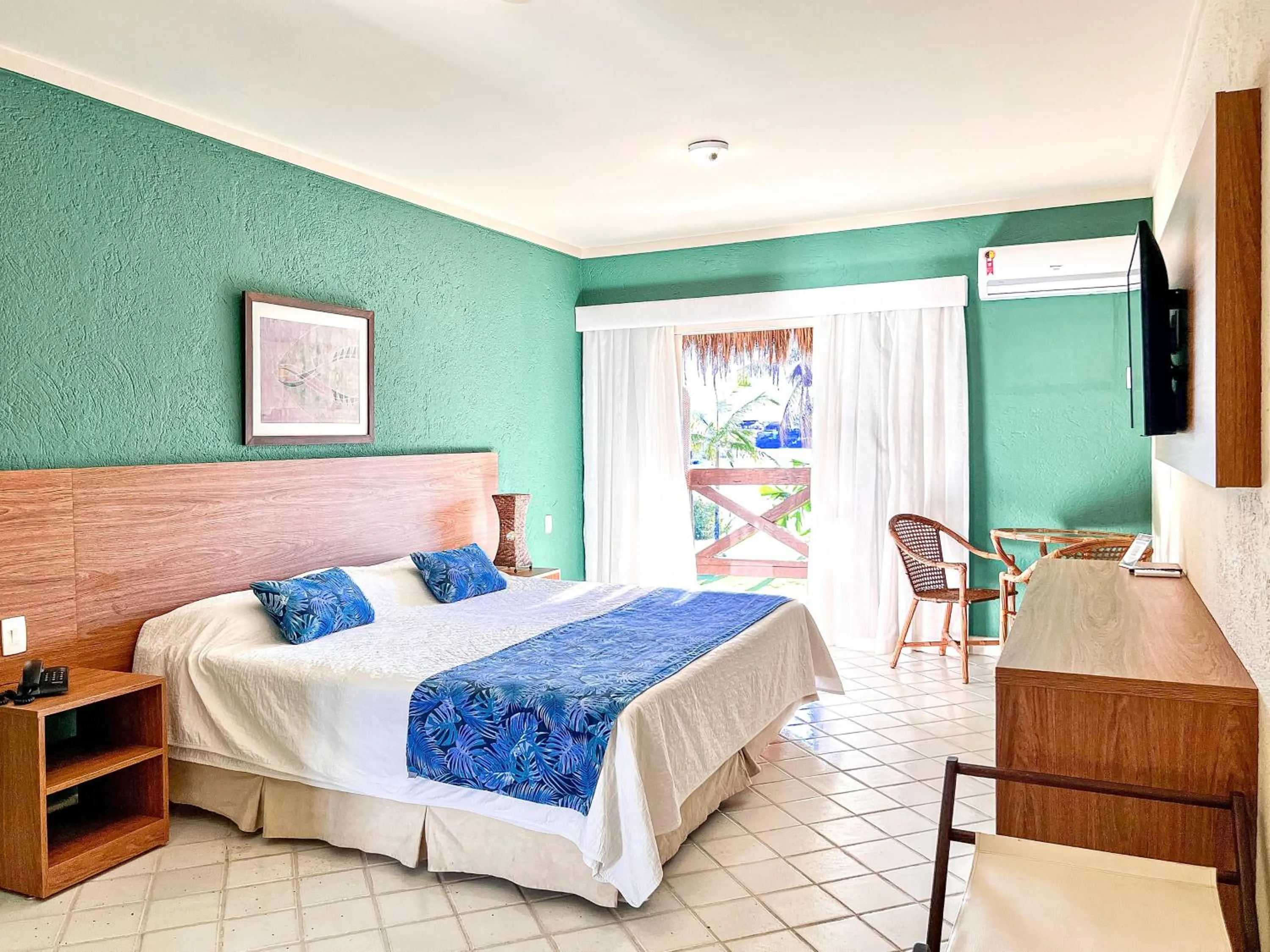 Bed in Hotel do Bosque ECO Resort