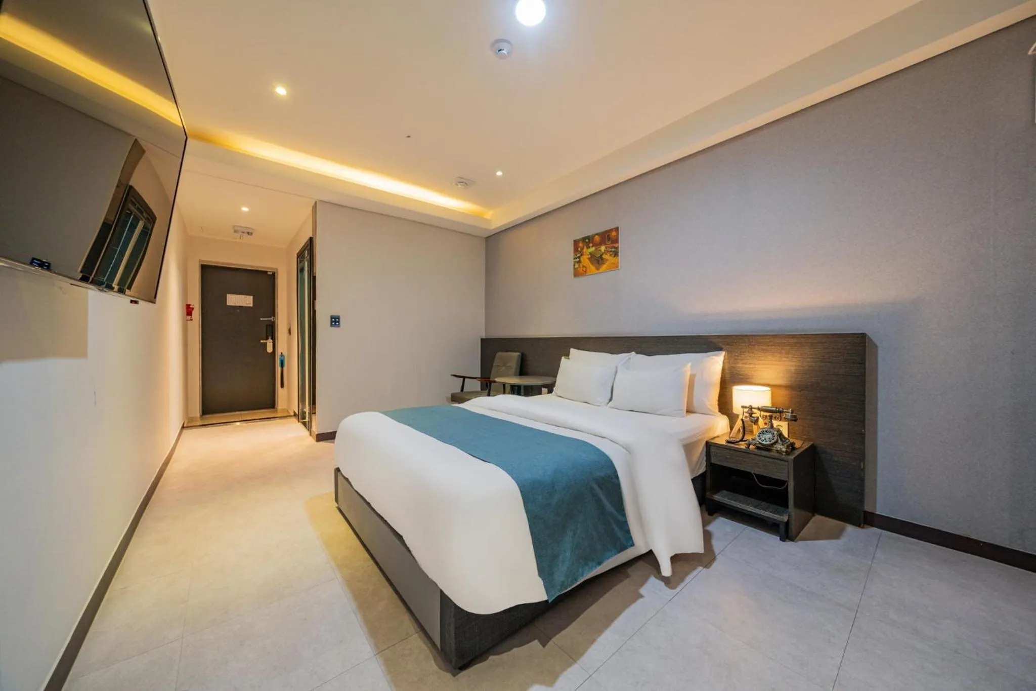 Bed in Suwon Dono1796 Hotel