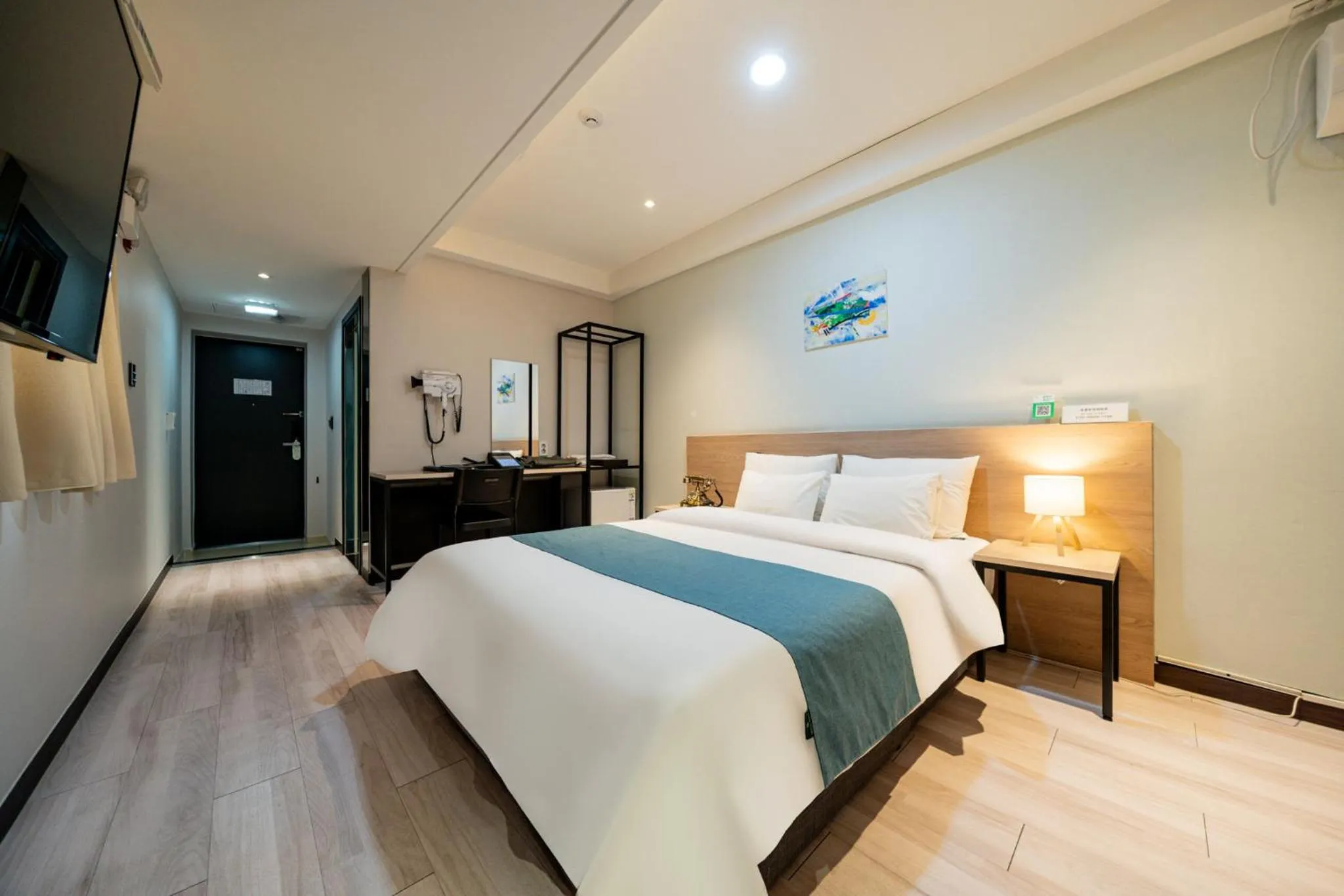 Bed in Suwon Dono1796 Hotel