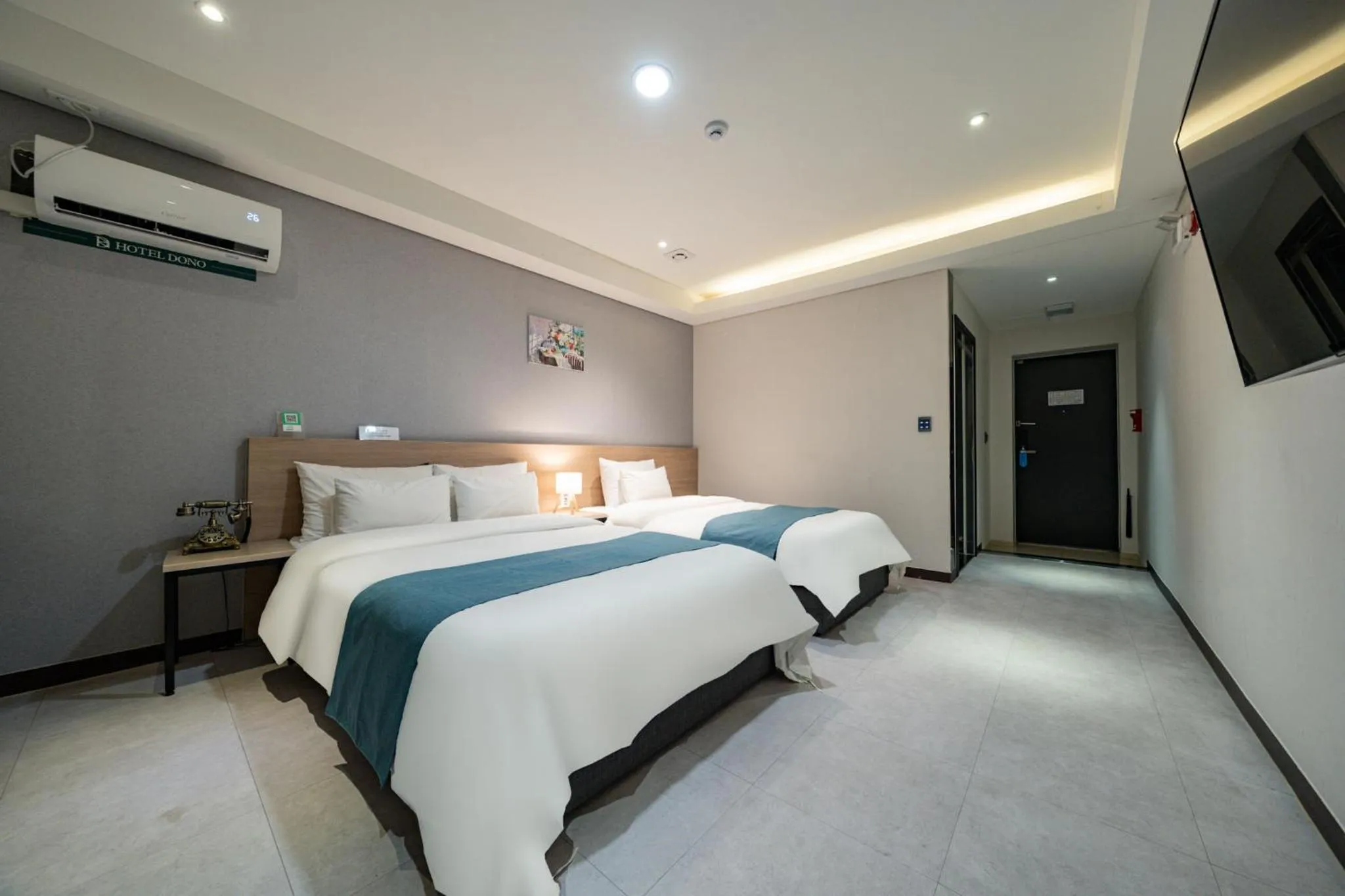 Bed in Suwon Dono1796 Hotel