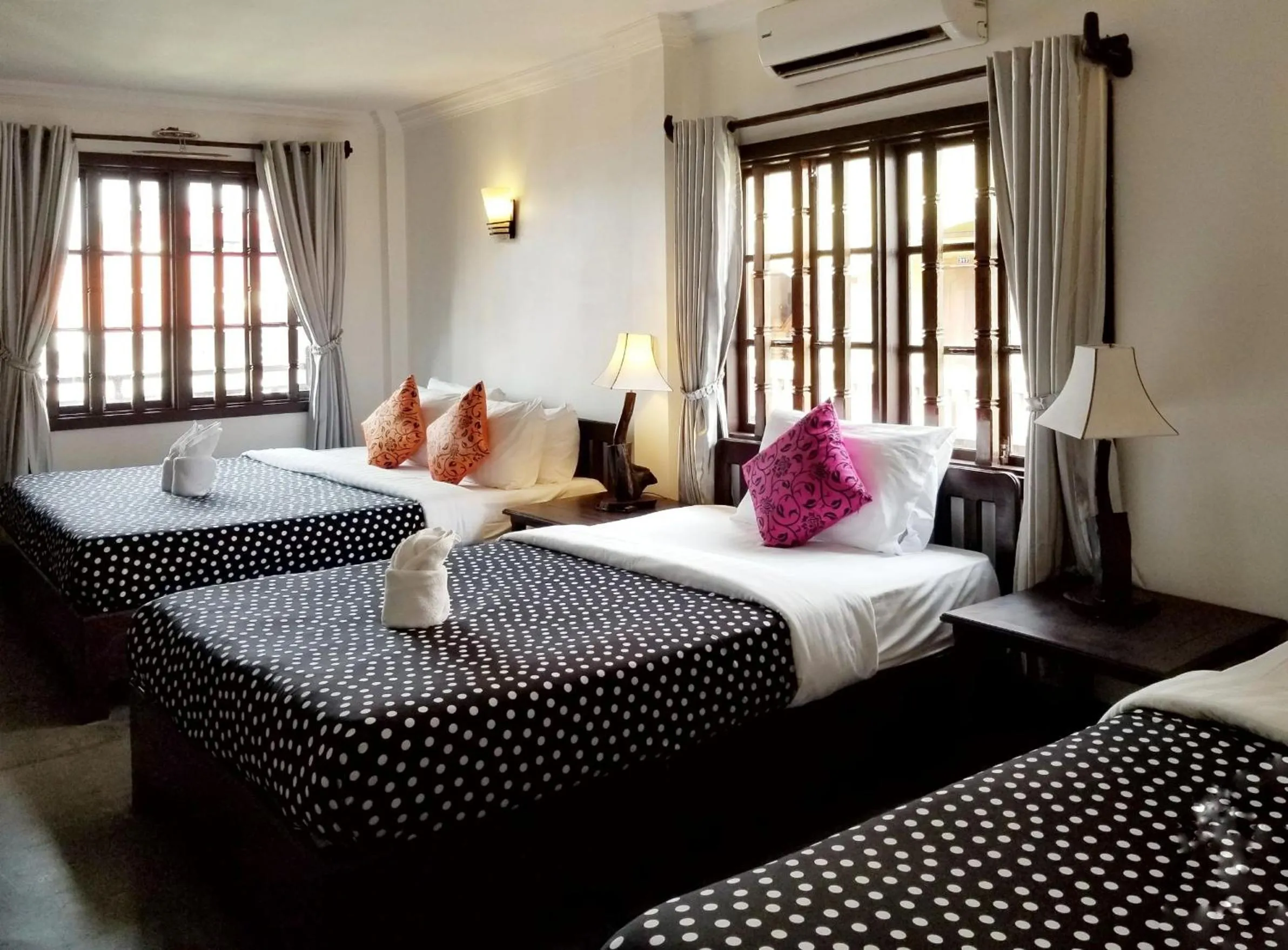 Bed in Uncle Sam Villa