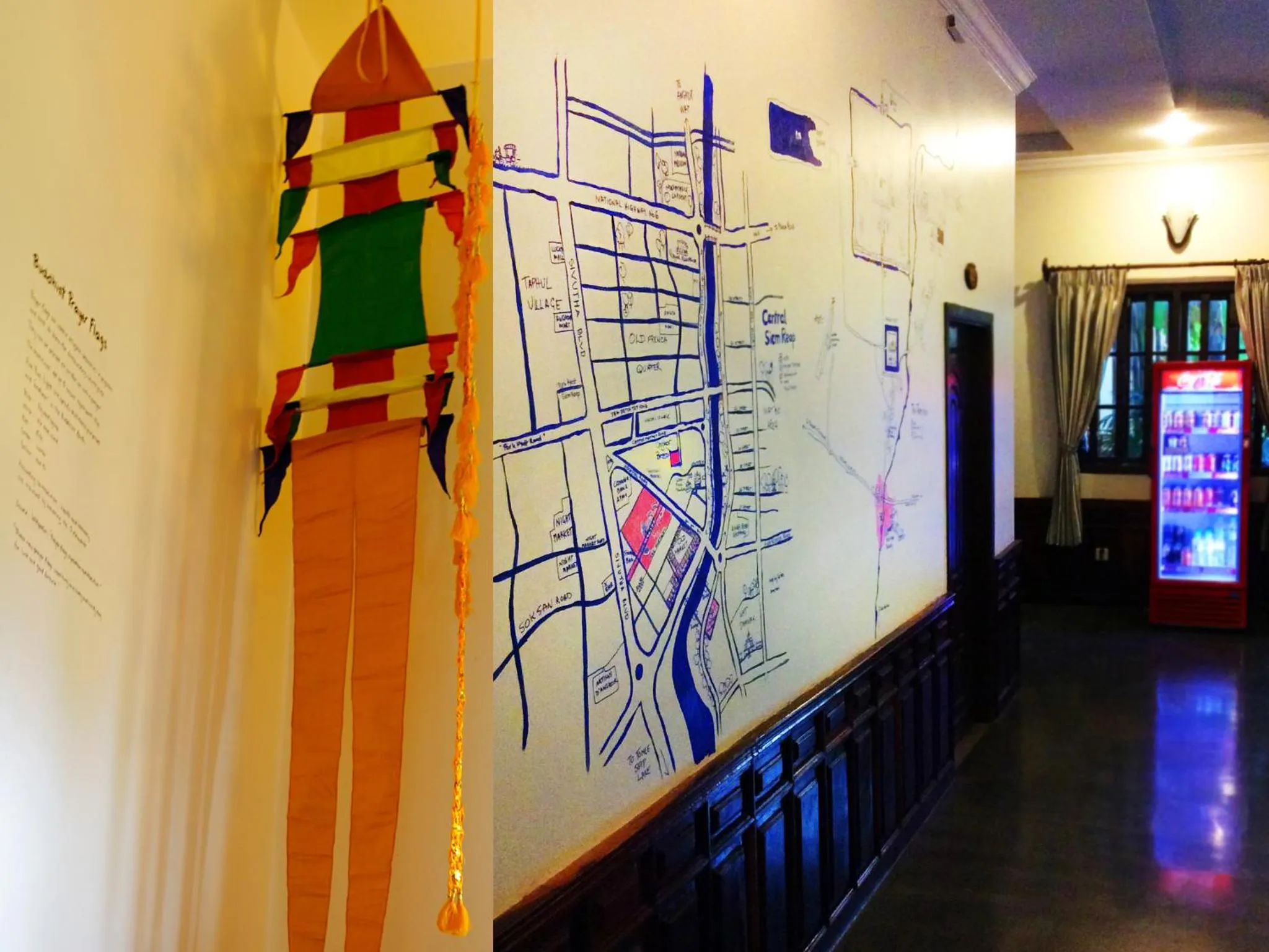 Communal lounge/ TV room in Uncle Sam Villa