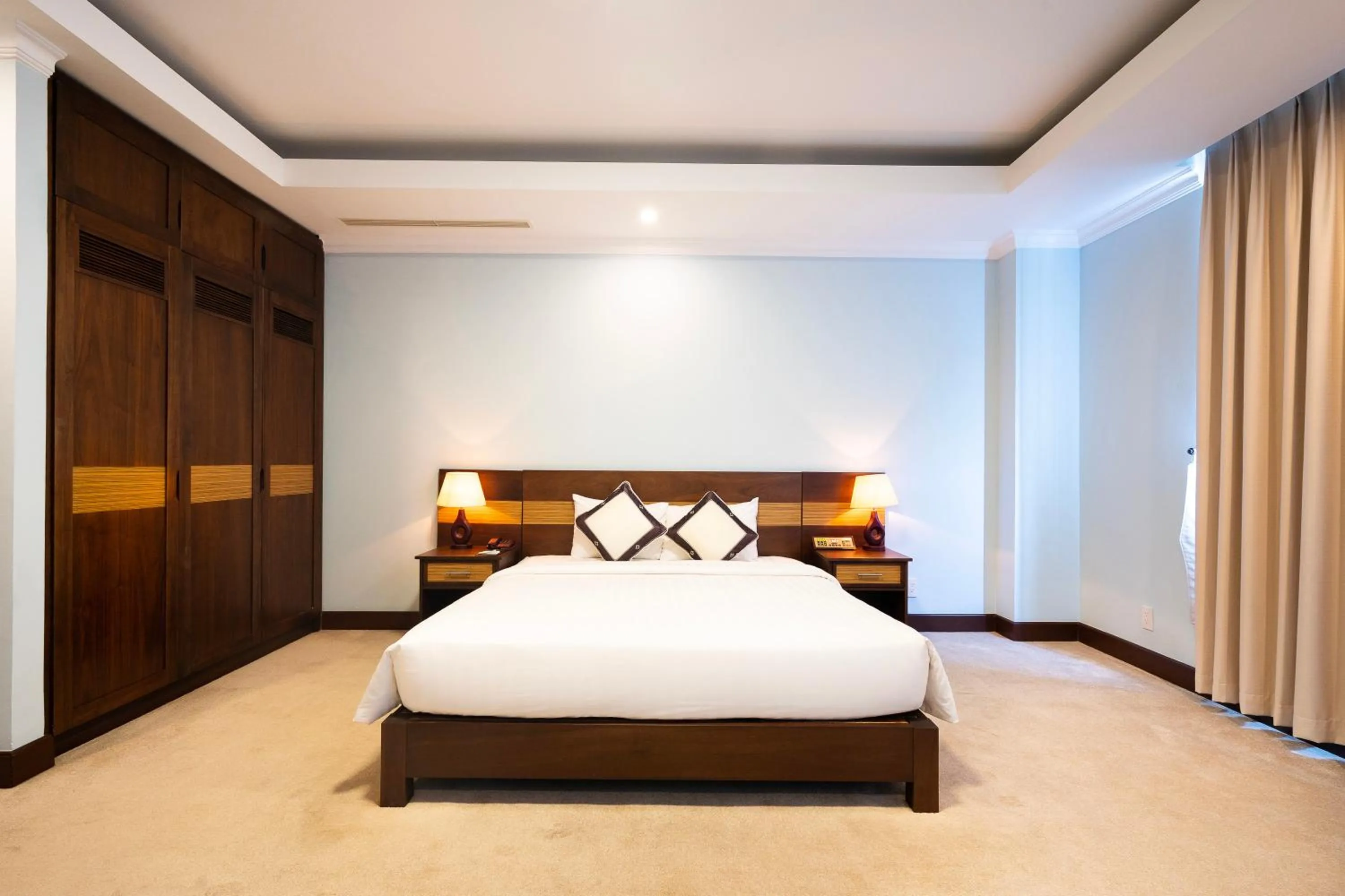 Bedroom, Bed in PHU MY HARBOUR HOTEL - Old Golf Phu My Hotel