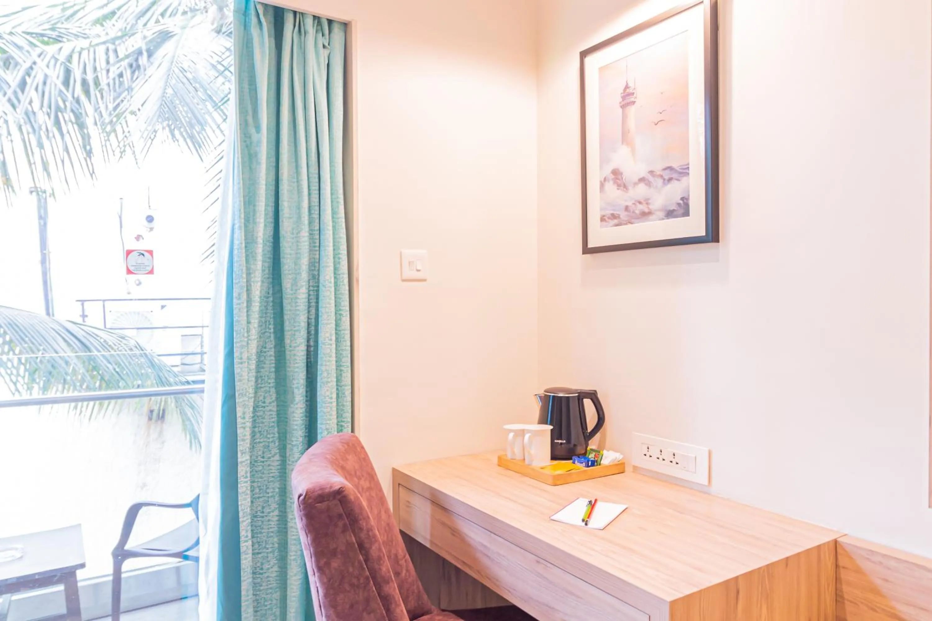 Dining area in Hotel Celestiial , Candolim