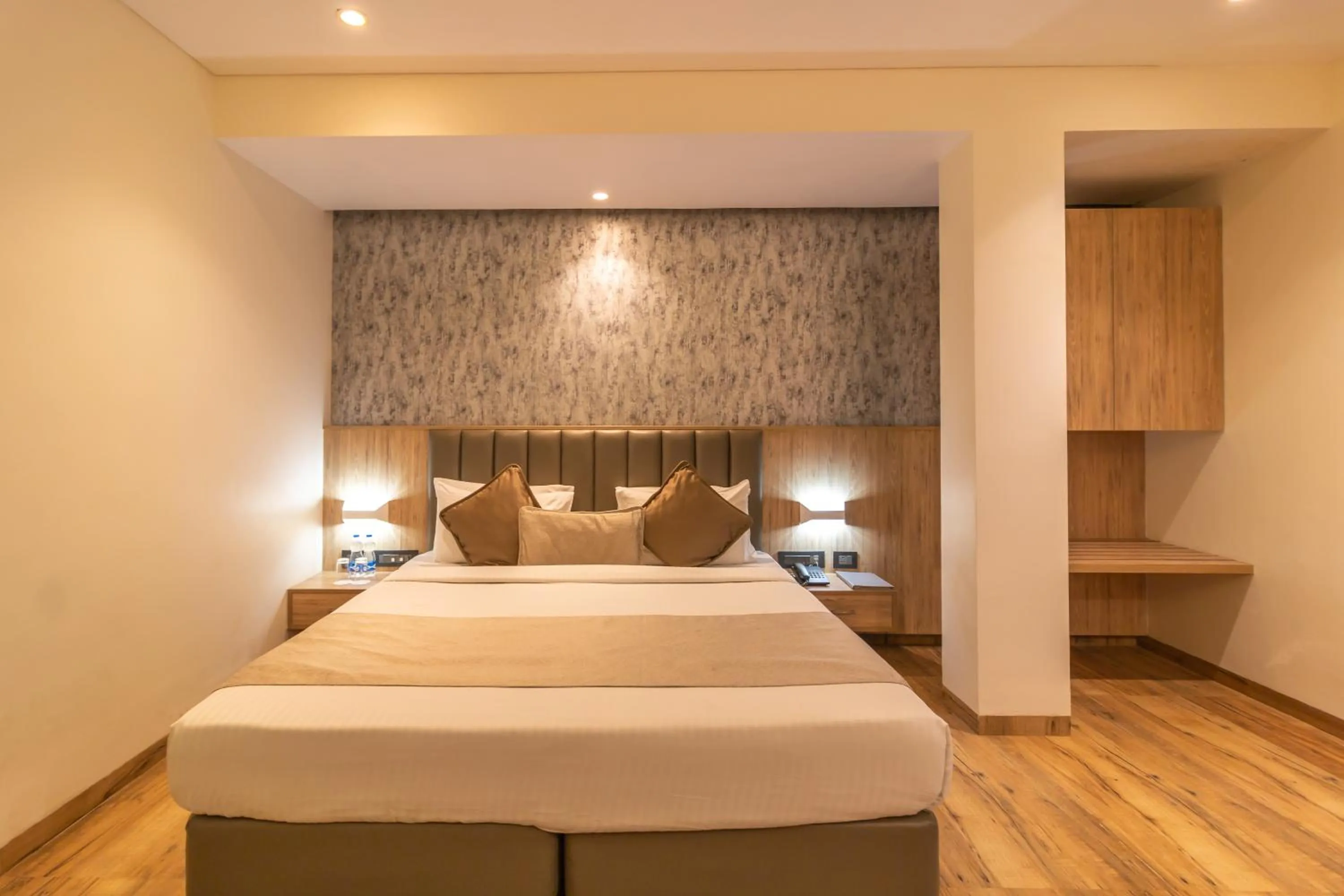 Bed in Hotel Celestiial , Candolim