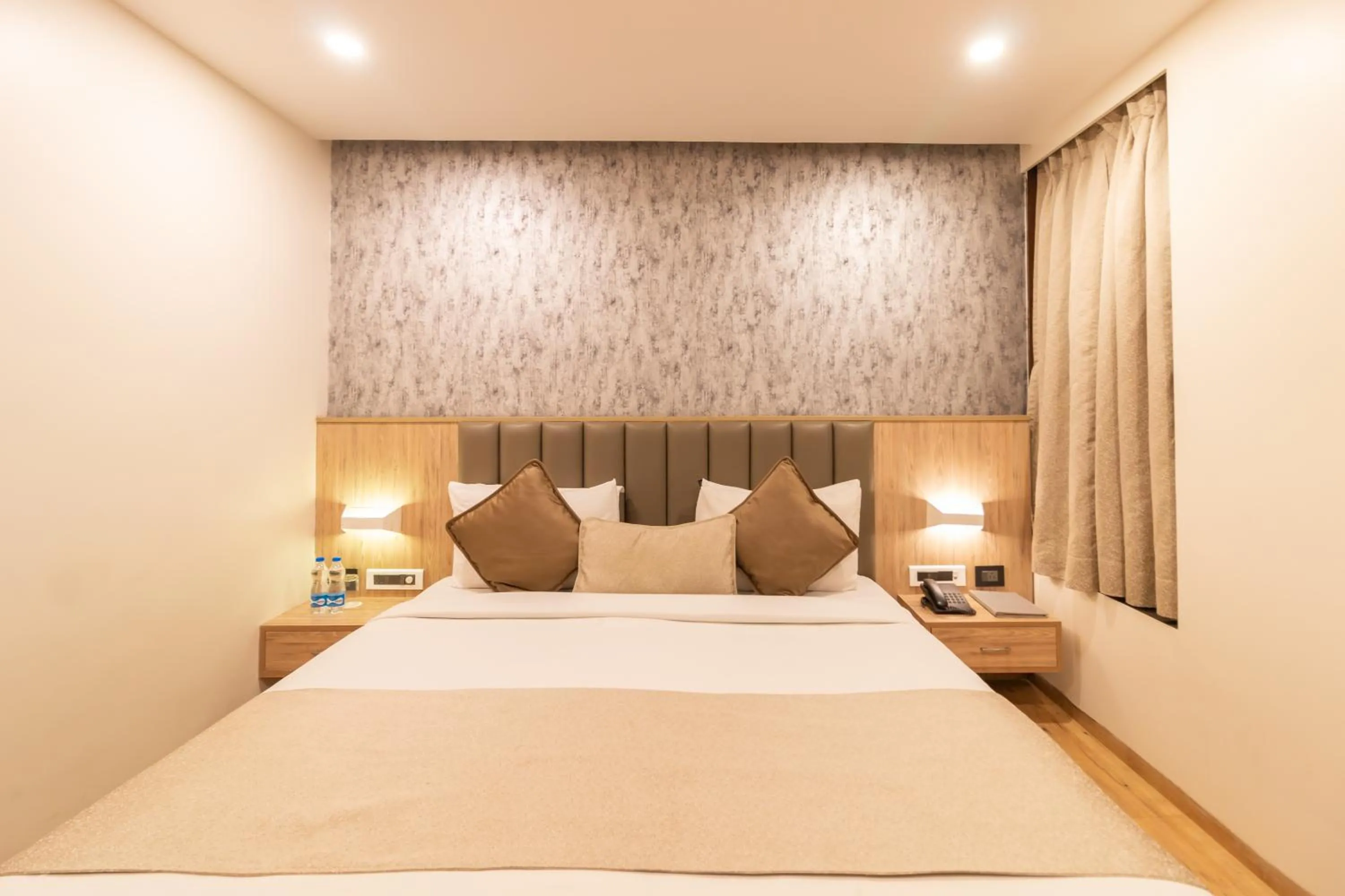 Bed in Hotel Celestiial , Candolim