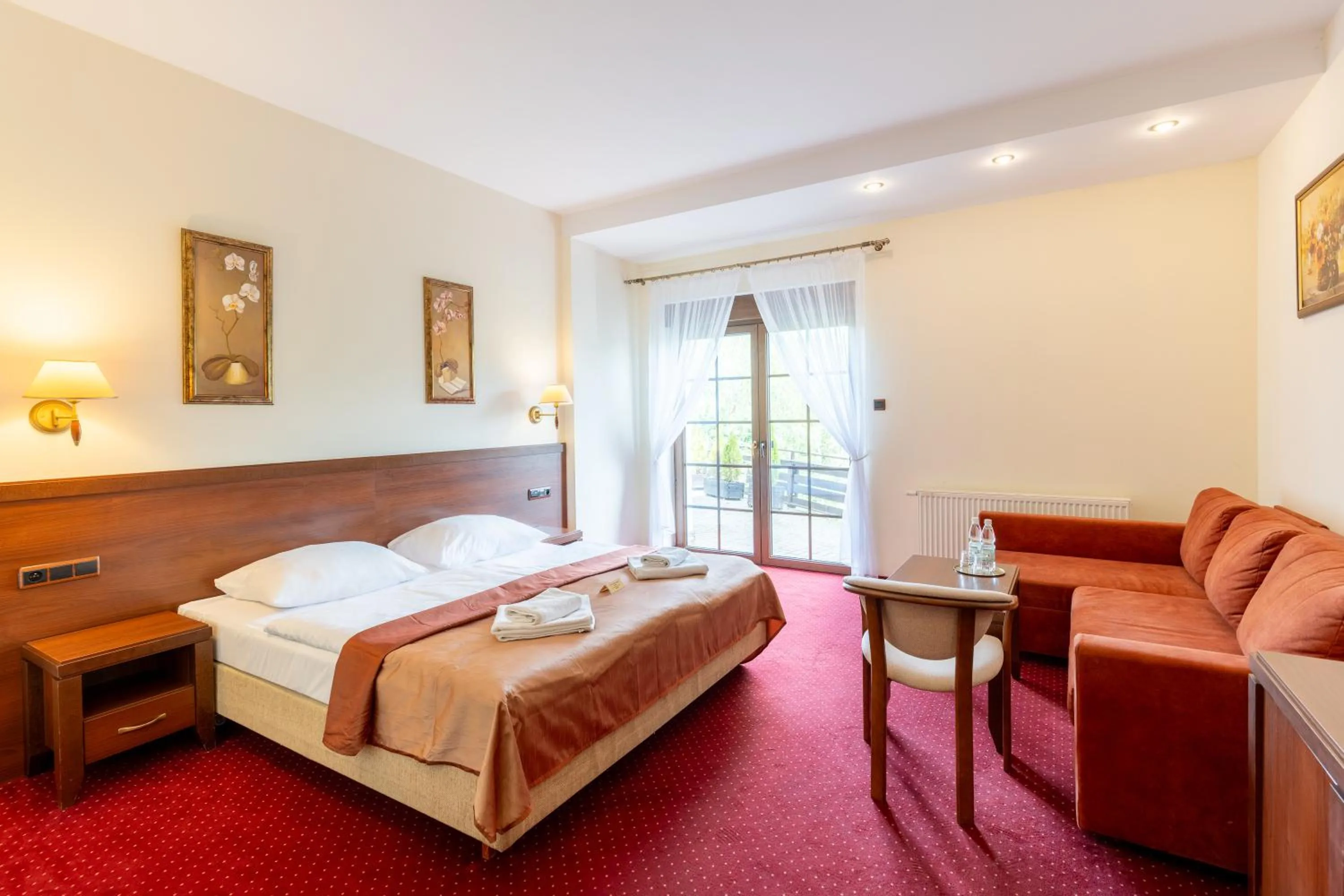 Bed in Hotel Dziki Potok Karpacz Konferencje & SPA