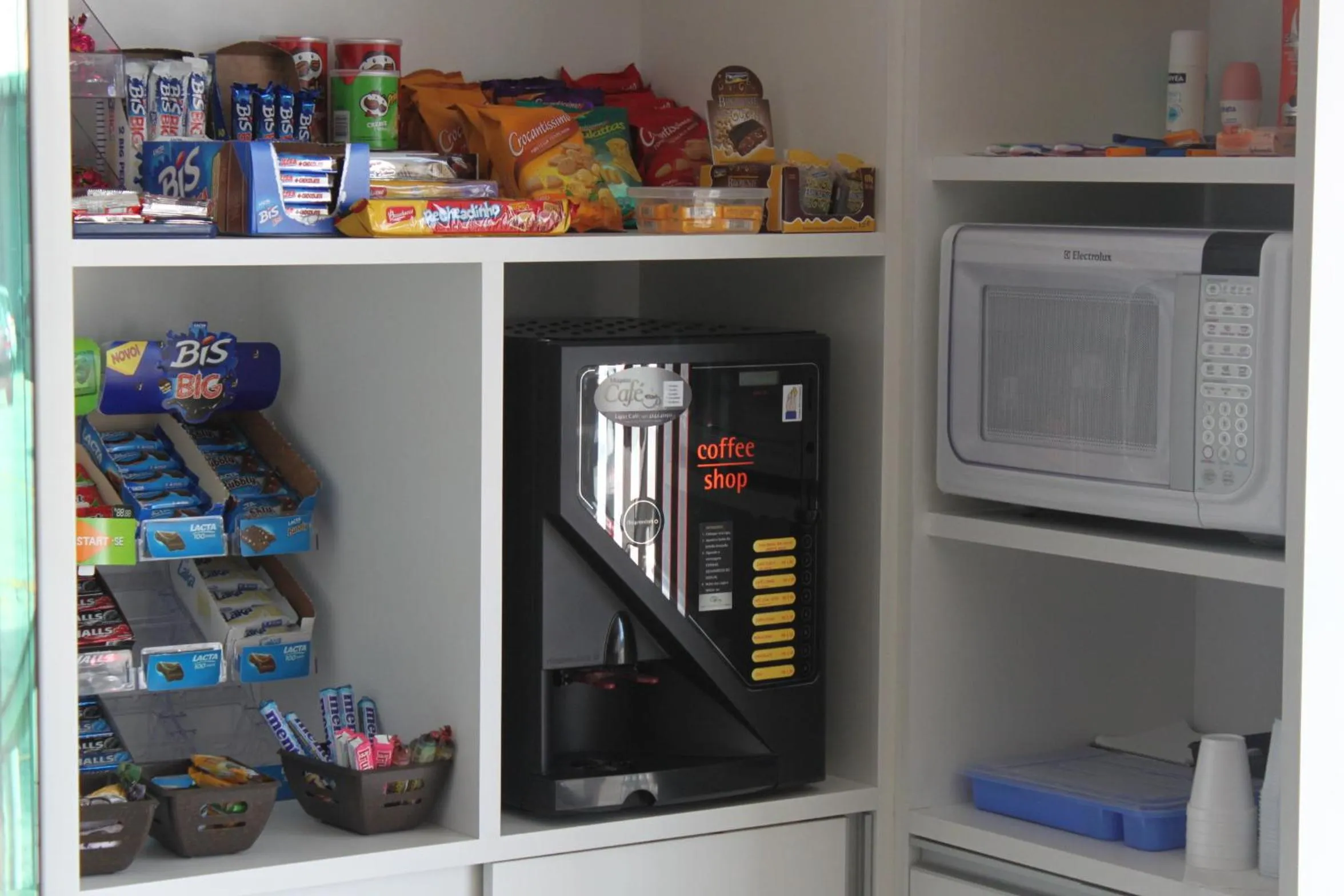 Coffee/tea facilities in Hotel Mos São José