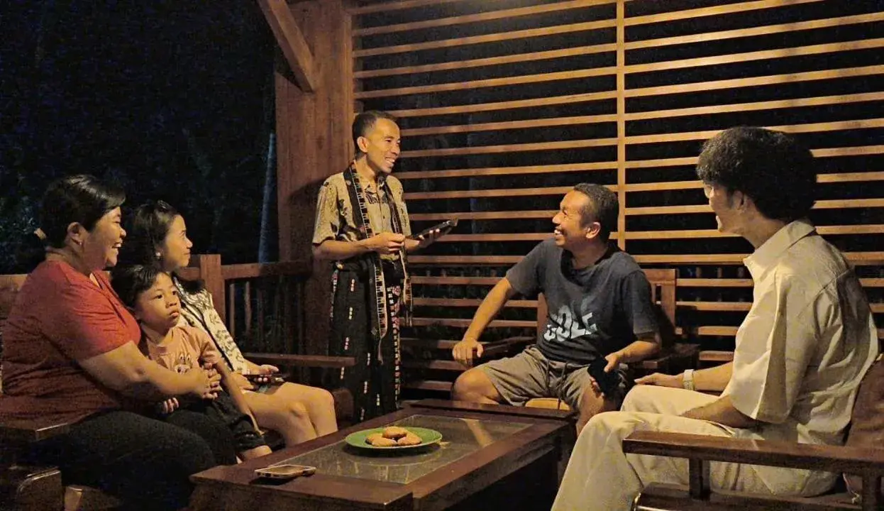 Lobby or reception in Golo Pada Villa Labuan Bajo by ABM Lobby or reception in Golo Pada Villa Labuan Bajo by ABM