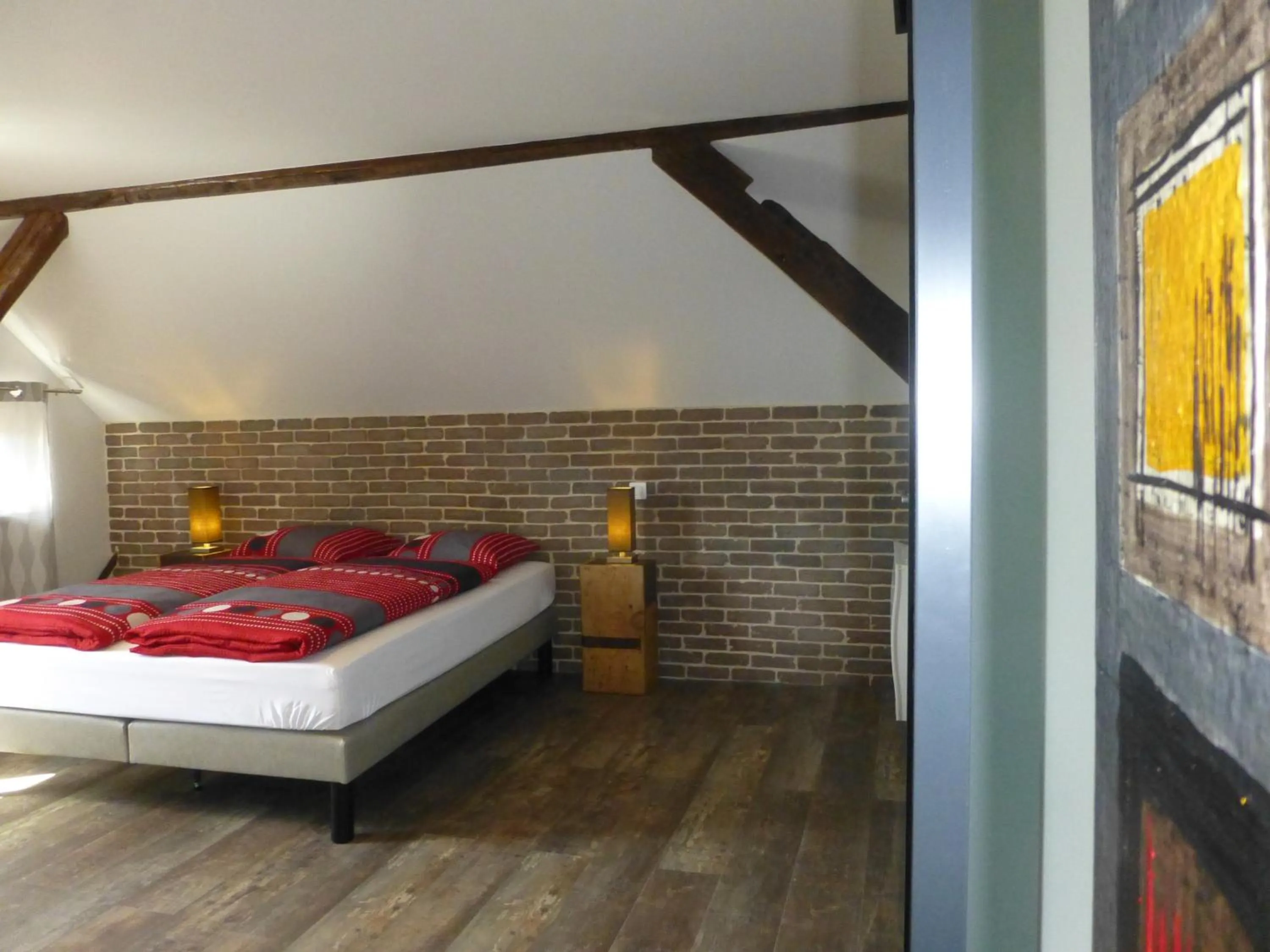 Decorative detail, Bed in L’Été en Novembre