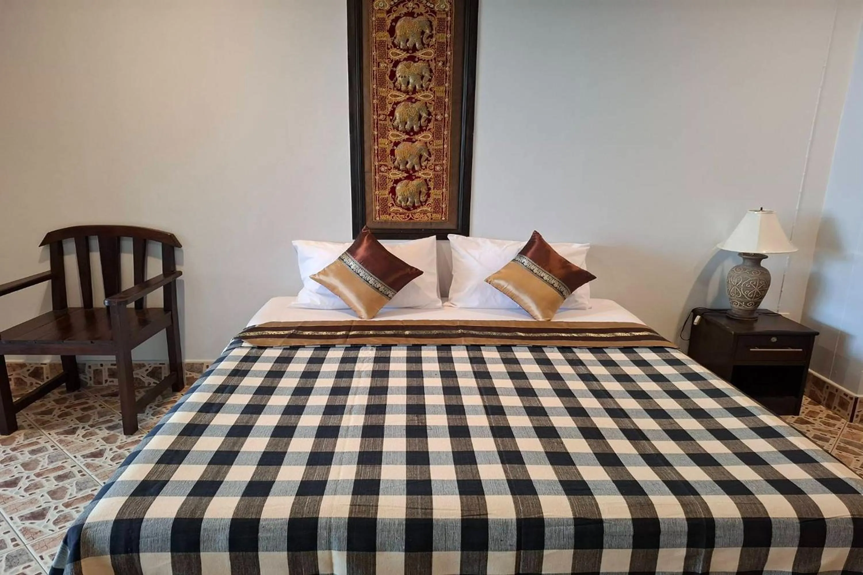 Photo of the whole room, Bed in Kamala Orchid Guesthouse