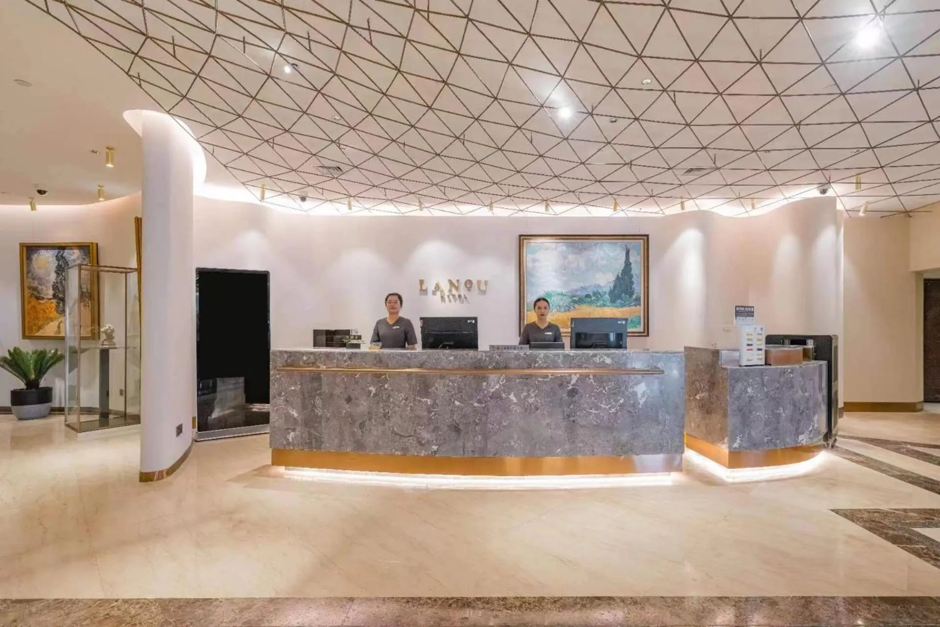 Lobby or reception in Shanghai Lujiazui Area BaBaiBan LANOU Hotel