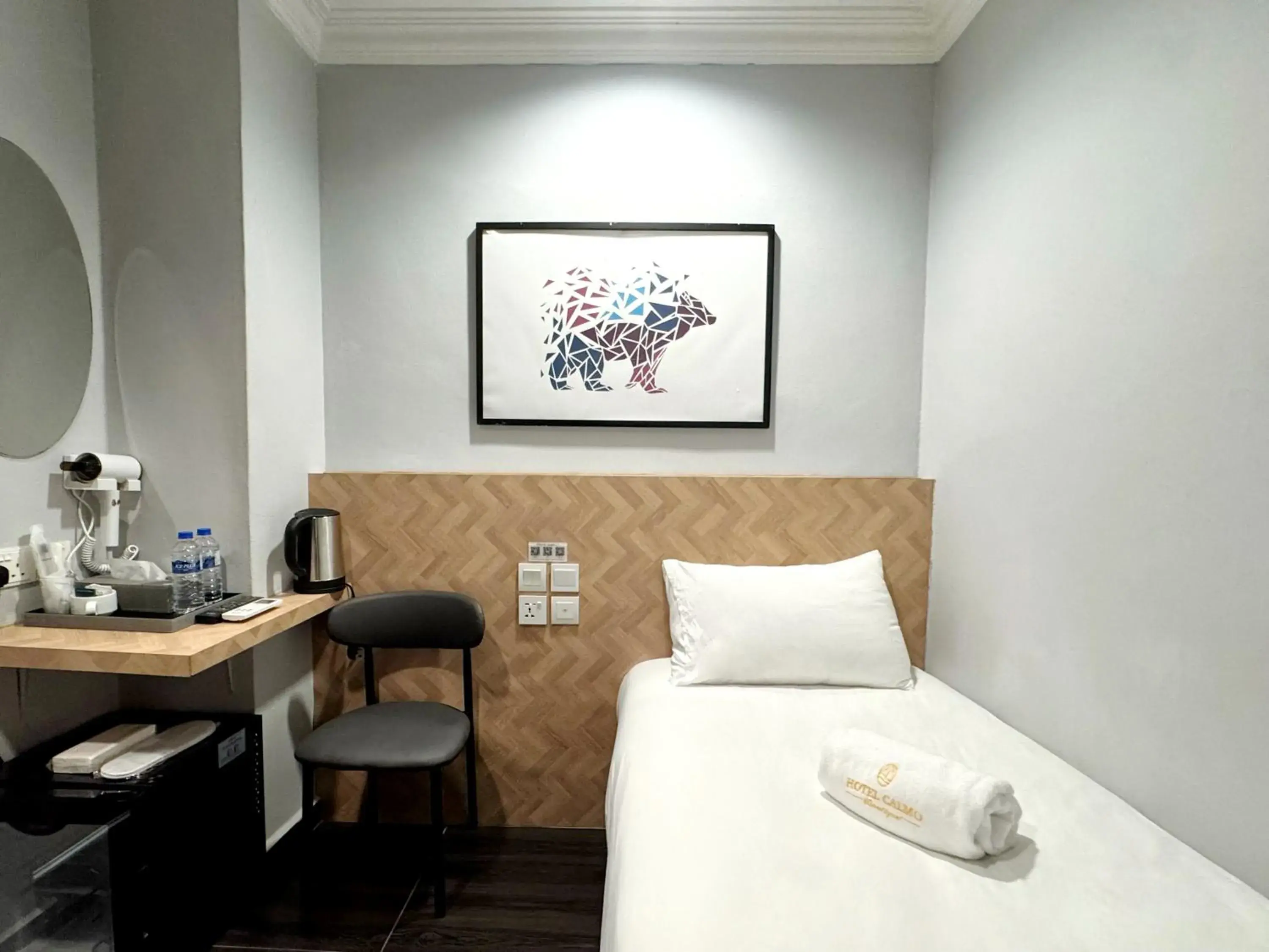 Standard Single Room in Hotel Calmo Hamilton Standard Single Room in Hotel Calmo Hamilton
