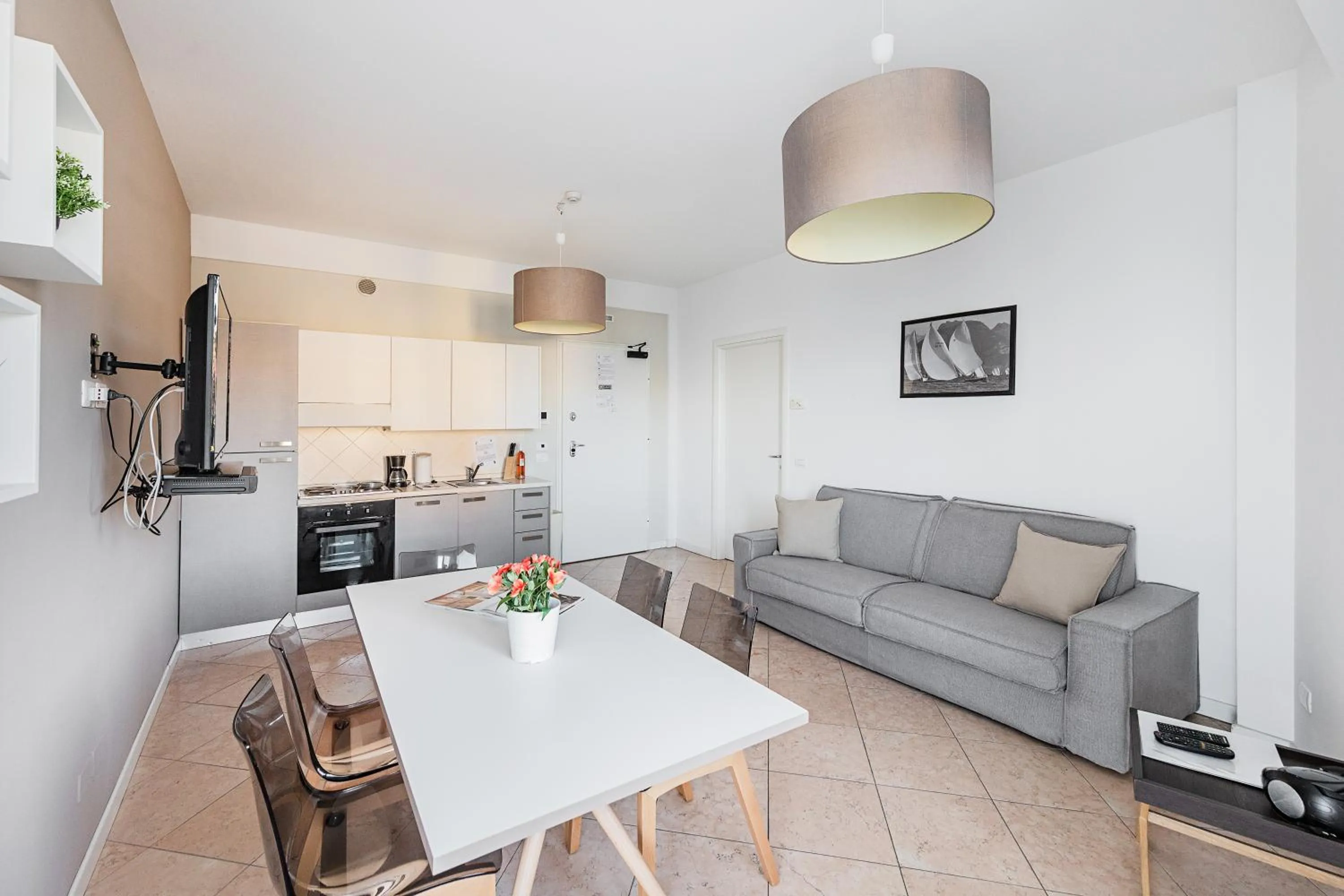 Living room in Residenza Miralago by Wonderful Italy