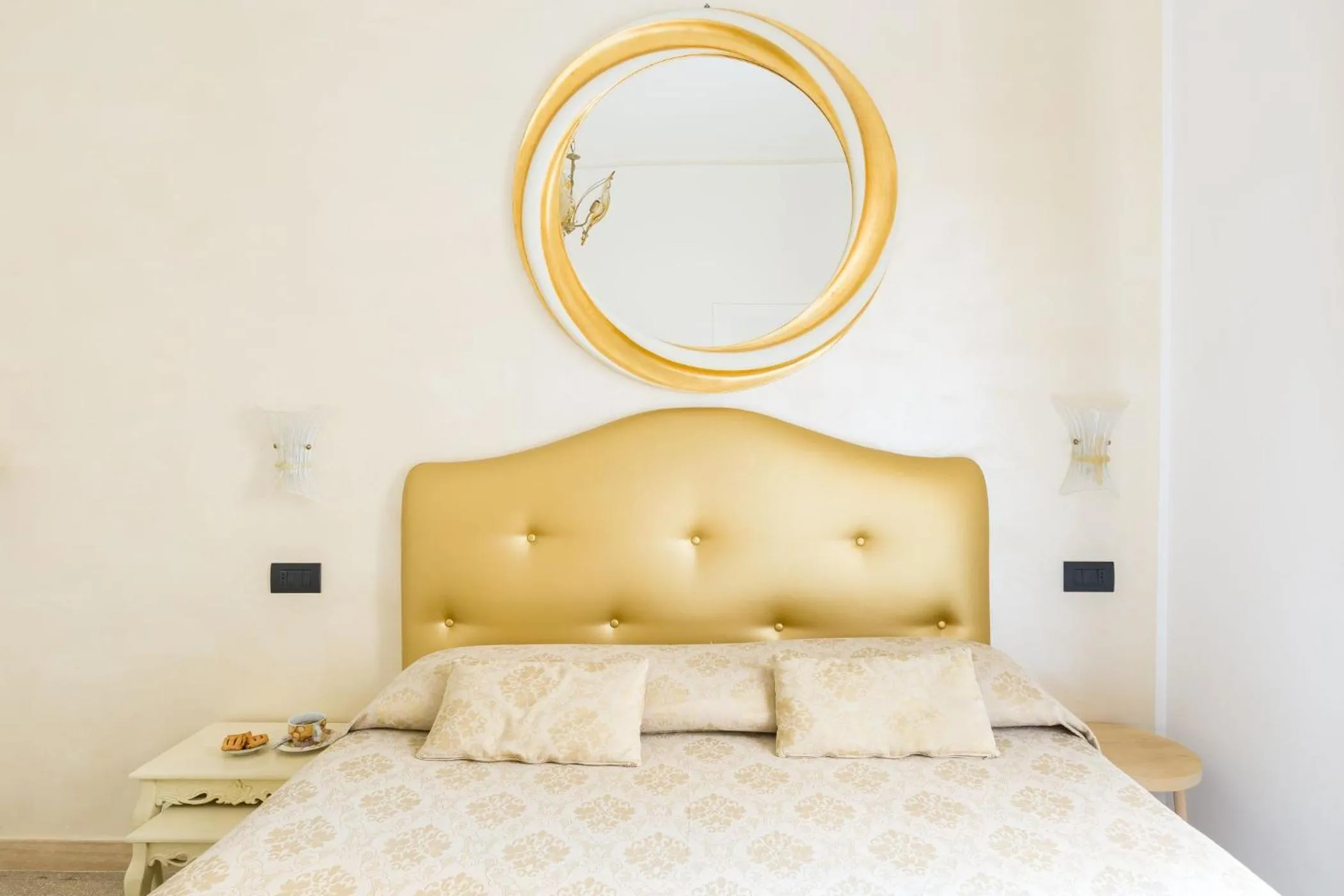 Bed in Relais Calamatta