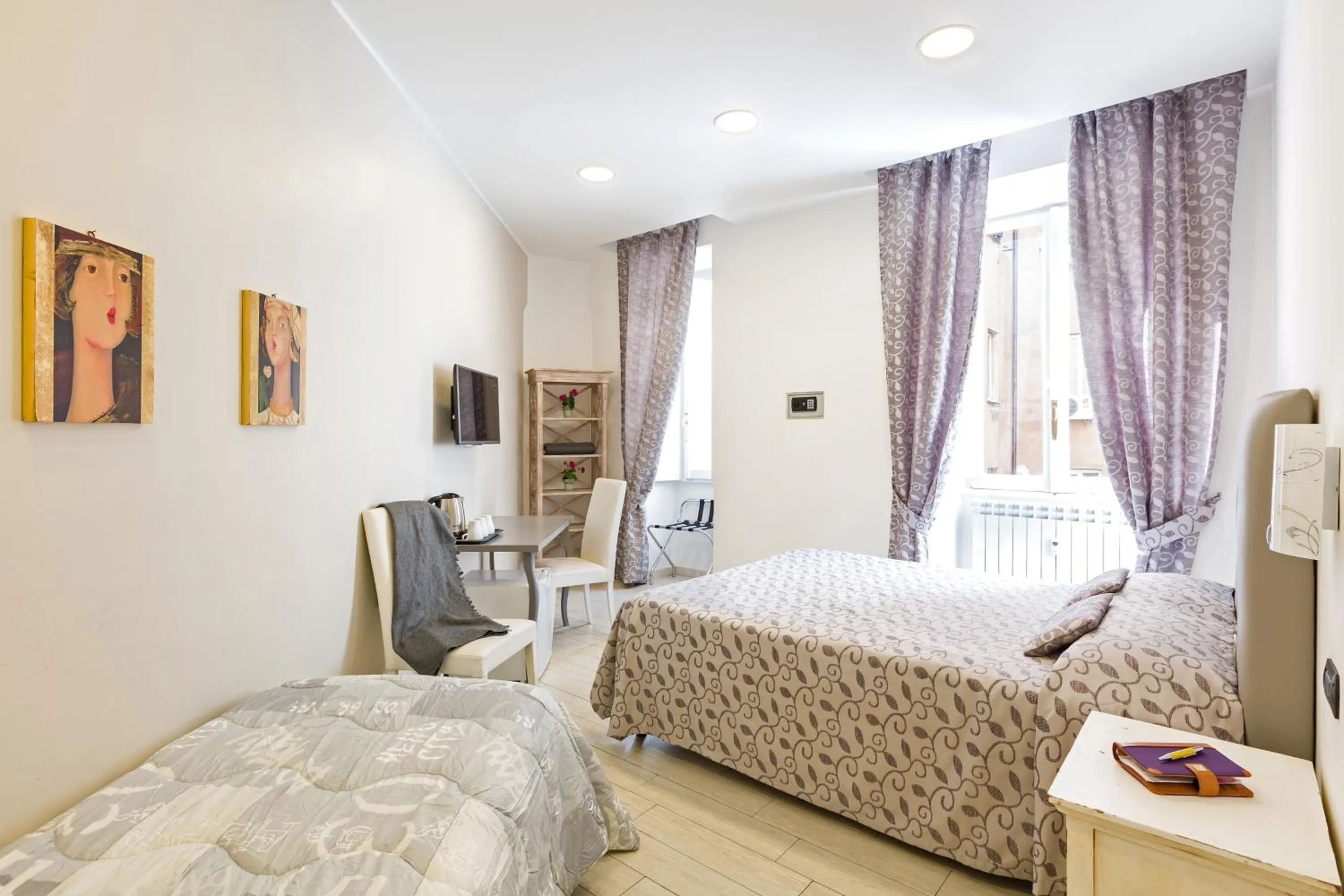 Bed in Relais Calamatta