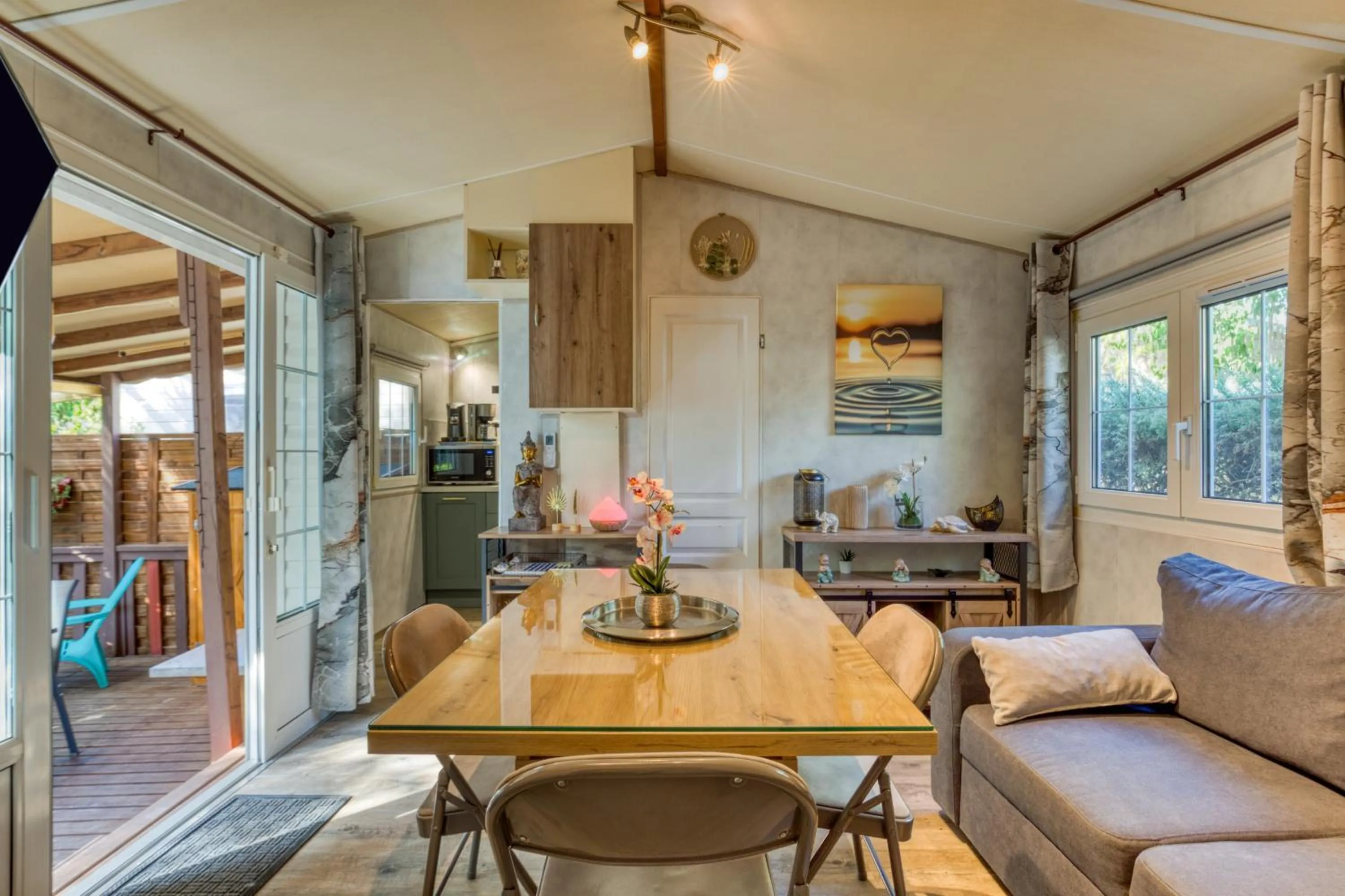 Mobil-Home camping Les Amandiers