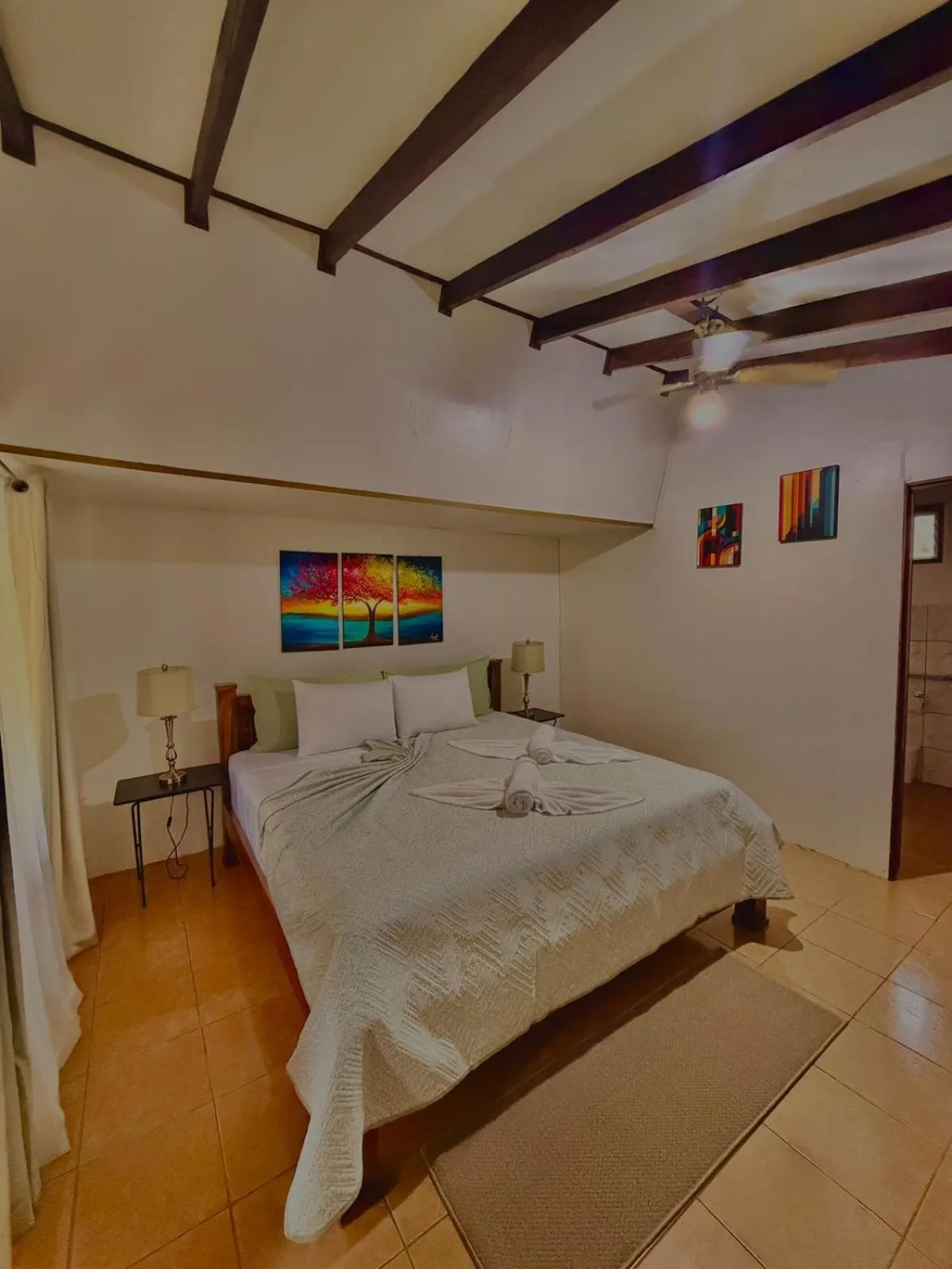 Bed in Loma Real Hot Springs Bed & Breakfast