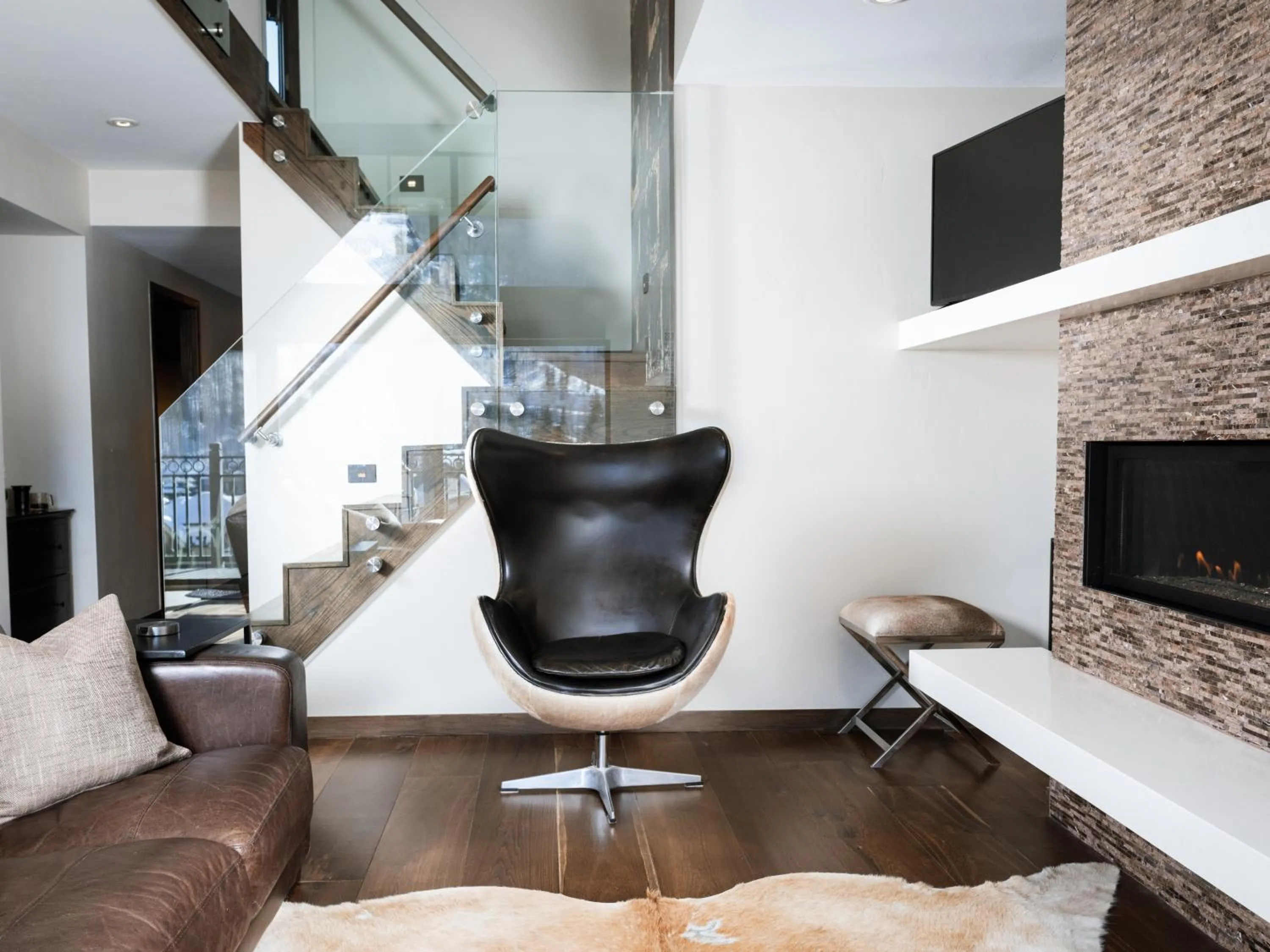 Living room in The Landmark