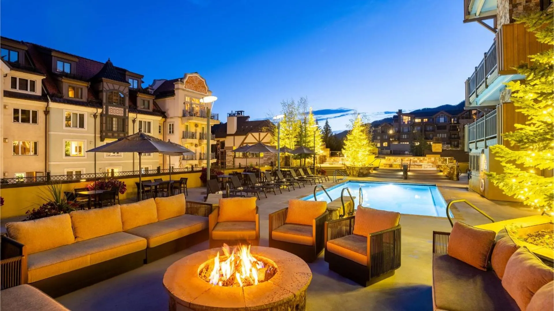 Pool view in The Landmark