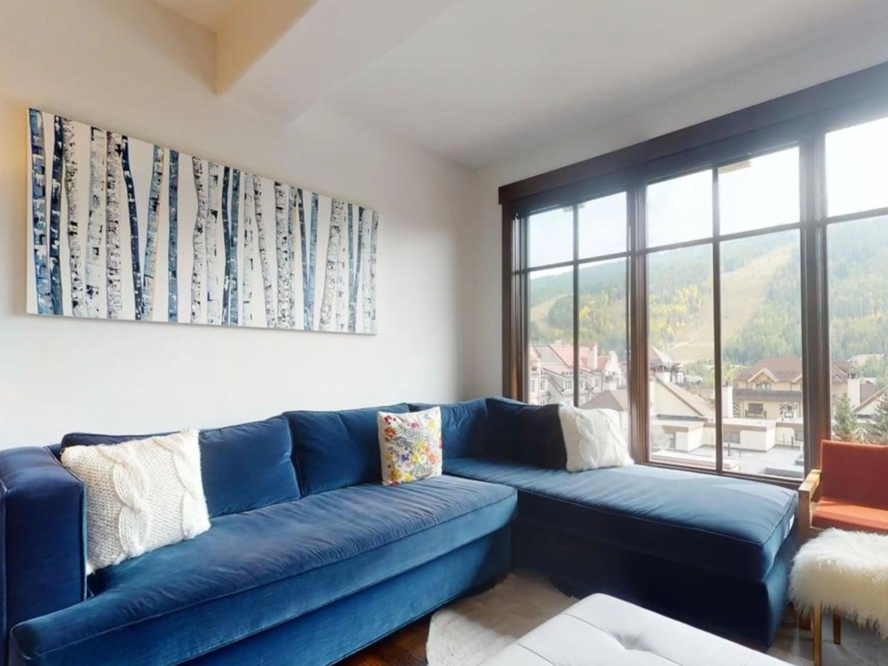 Living room in The Landmark