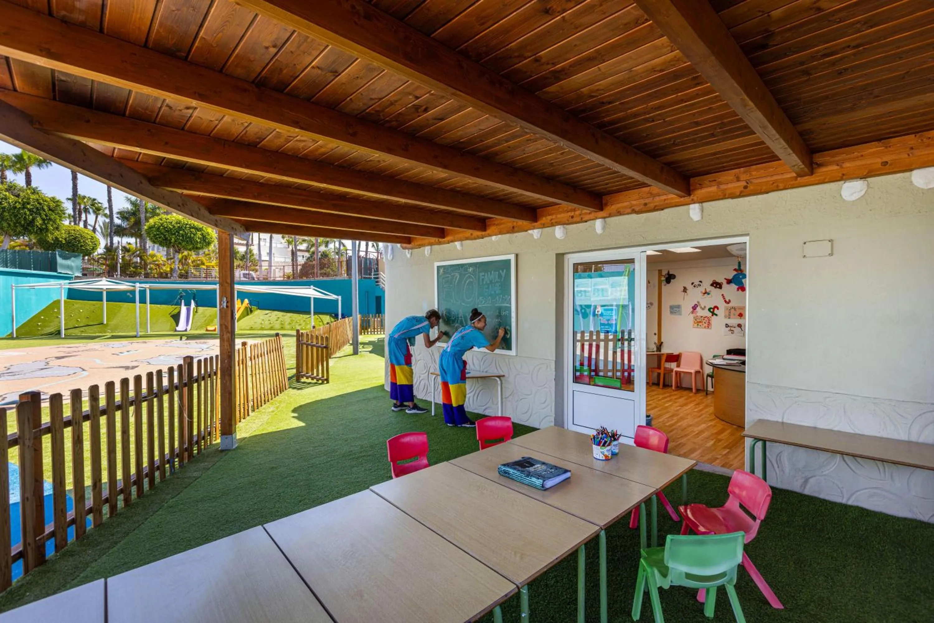 children in Maspalomas Resort by Dunas